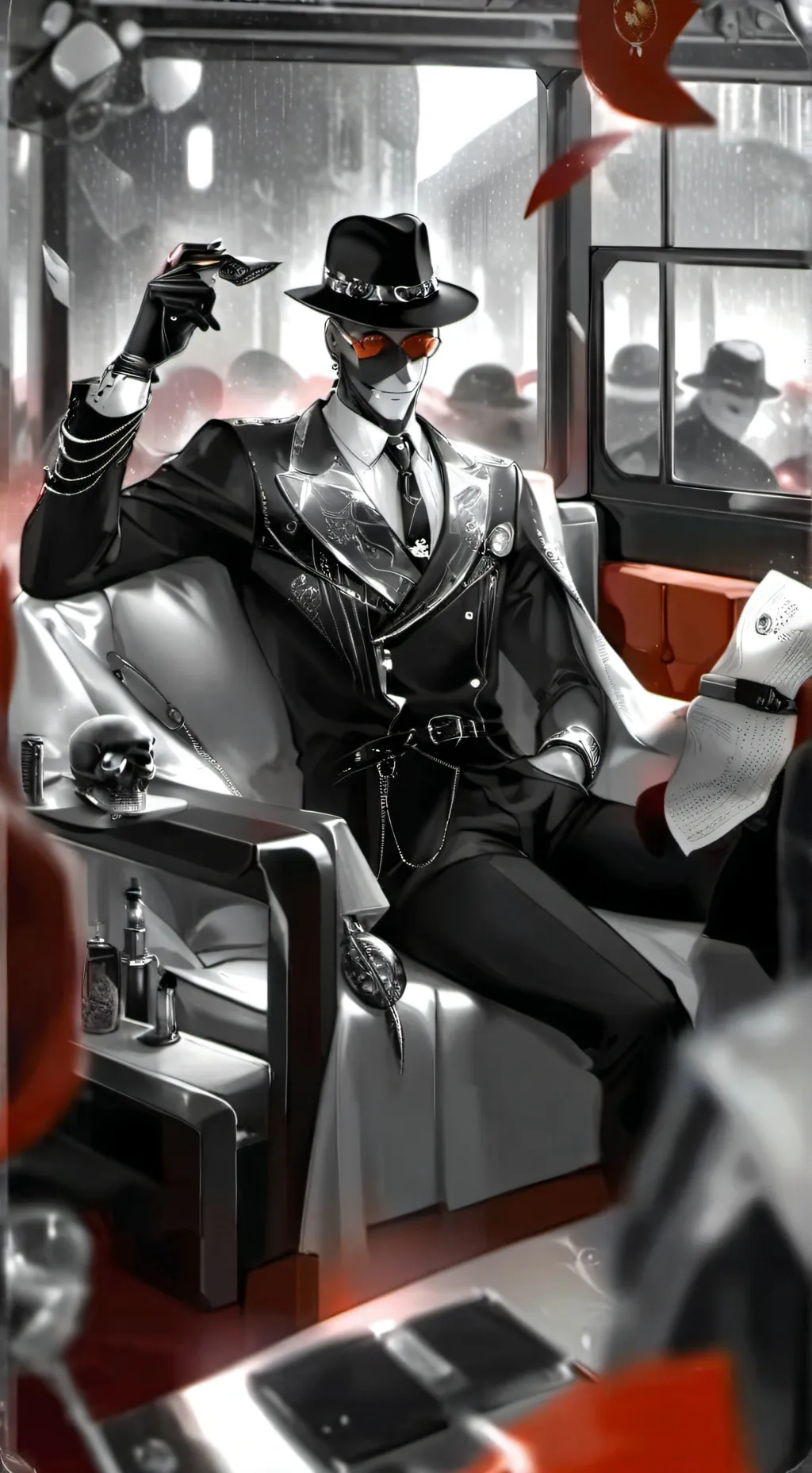 ai character: OFFENDER MAN background