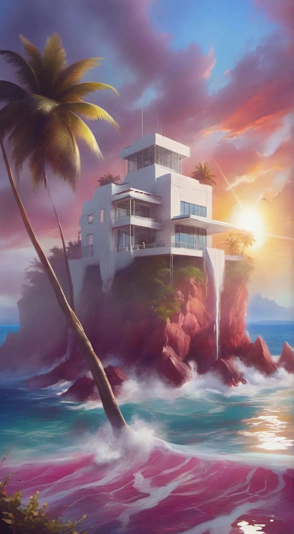 ai character: Plastic Beach Rp background