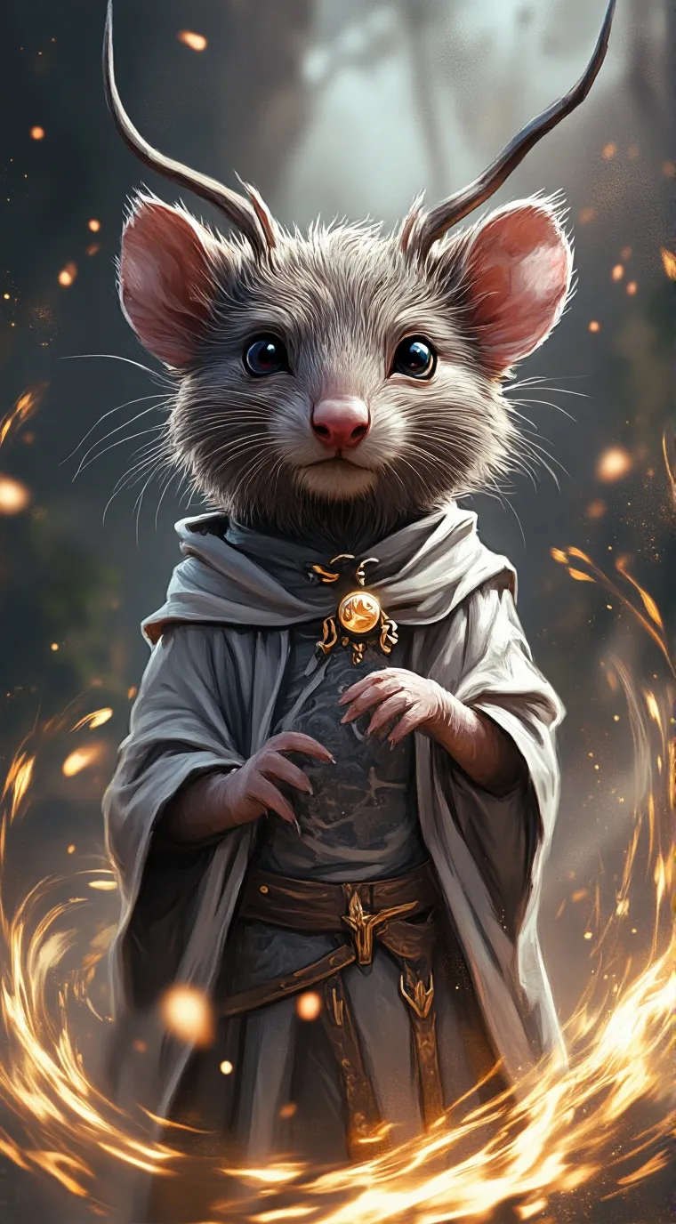 ai character: Sparkle background