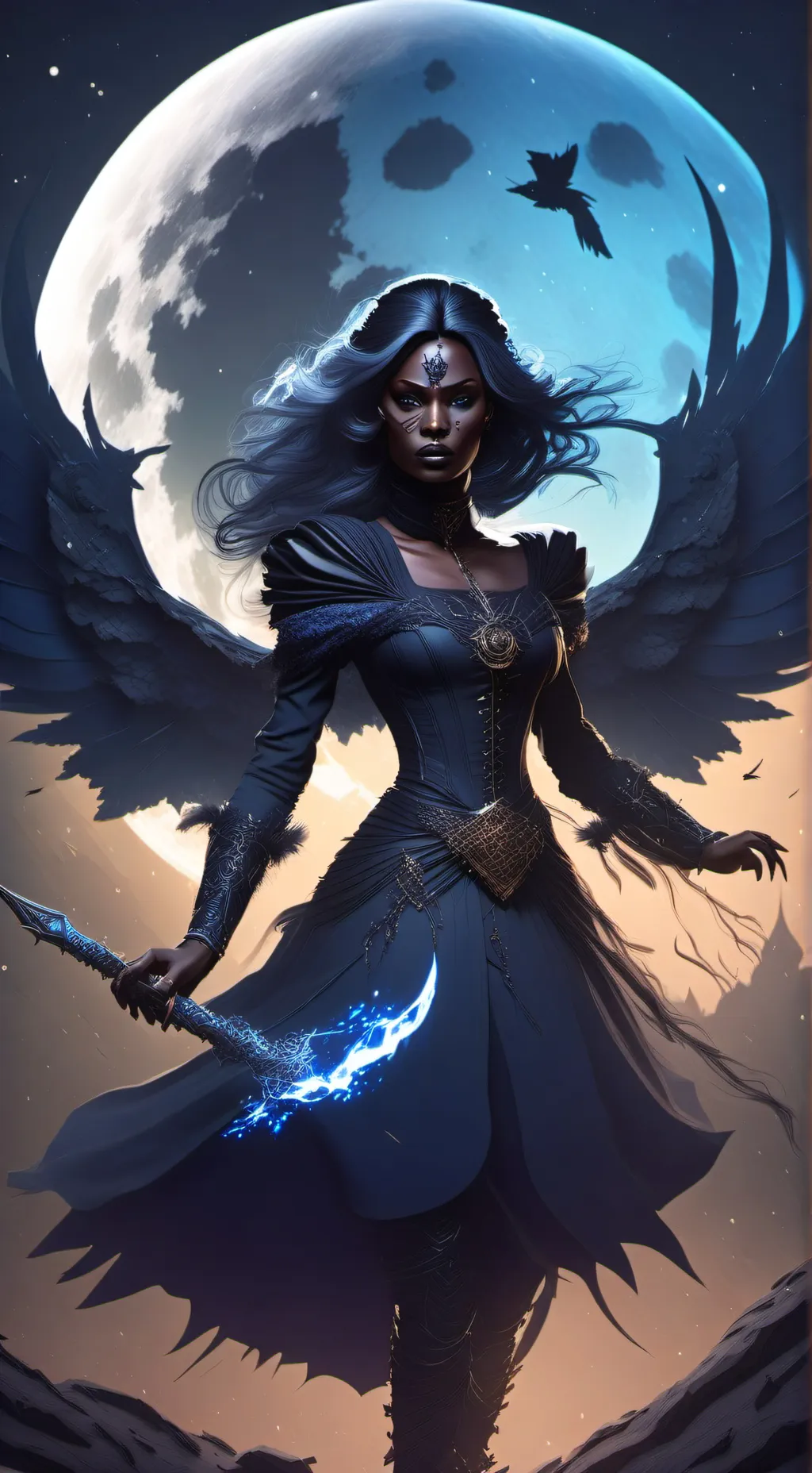 ai character: Broken Light  background