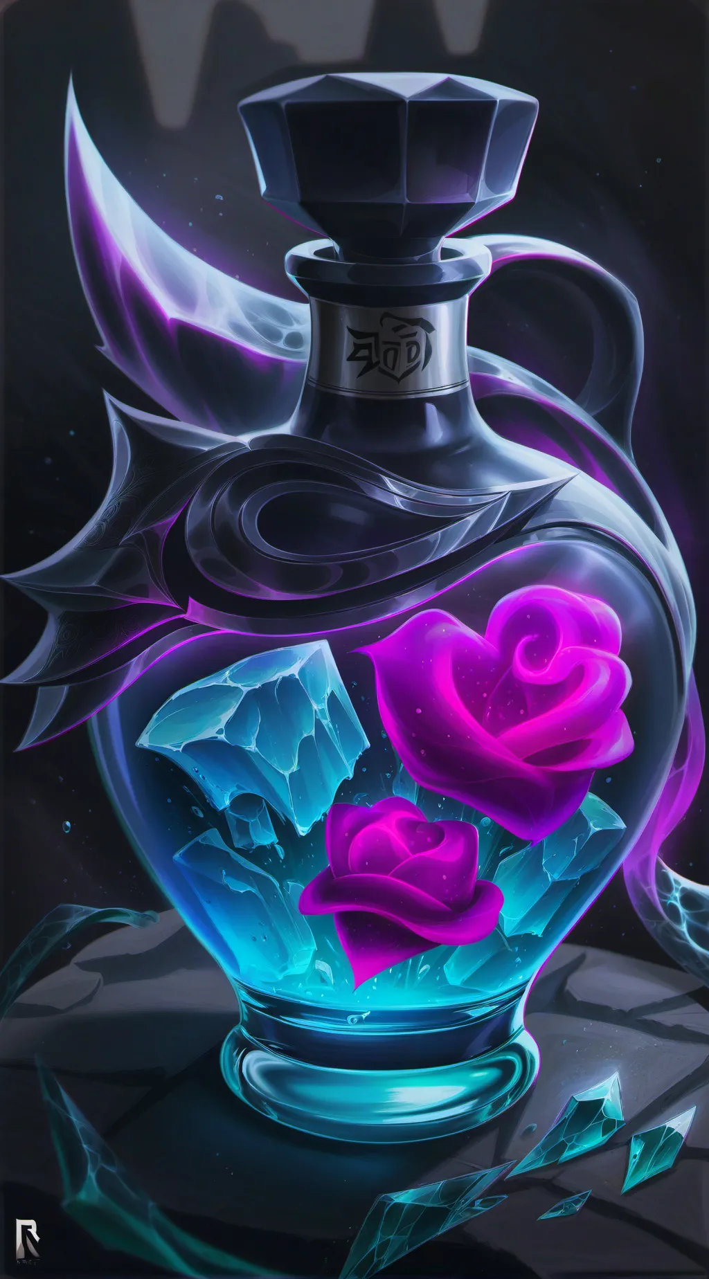 ai character: Red Honey background