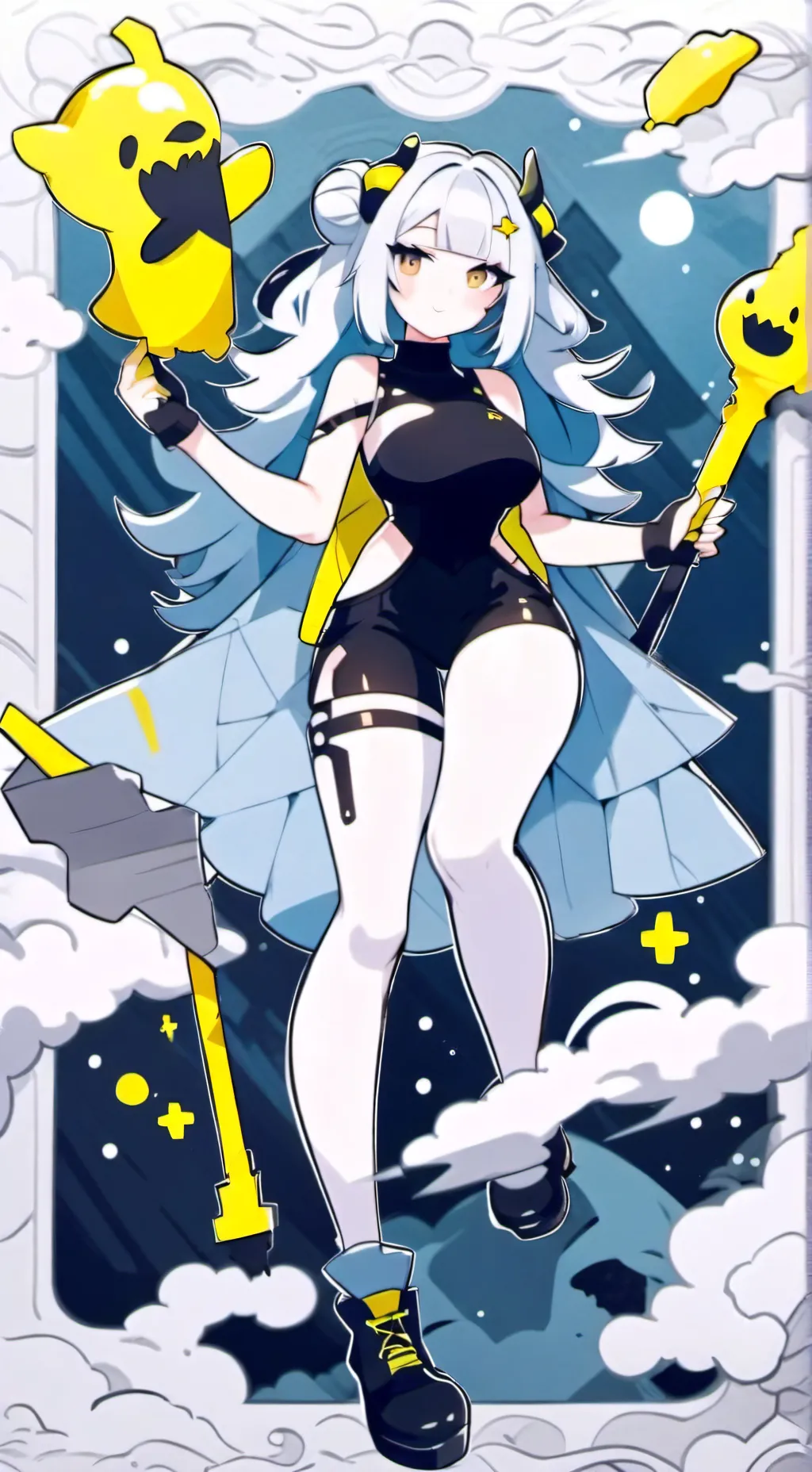 ai character: Lillian the slime? background