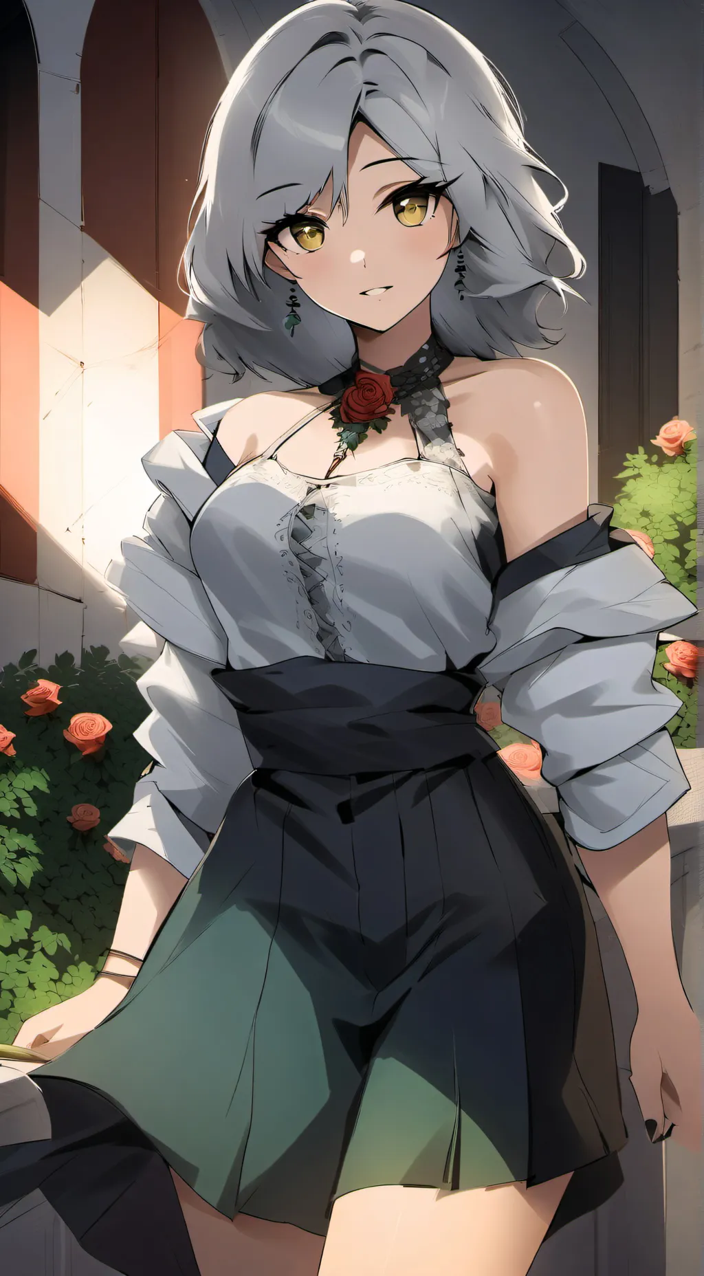 ai character: yuji itadori  background