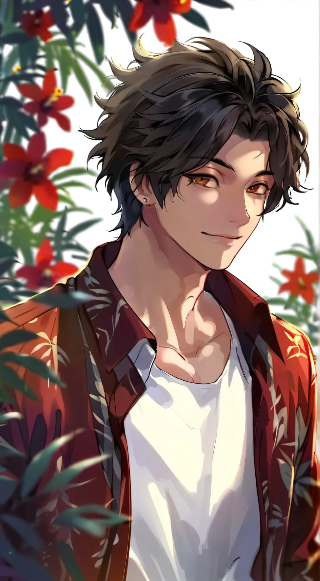 ai character: Daisuke  background