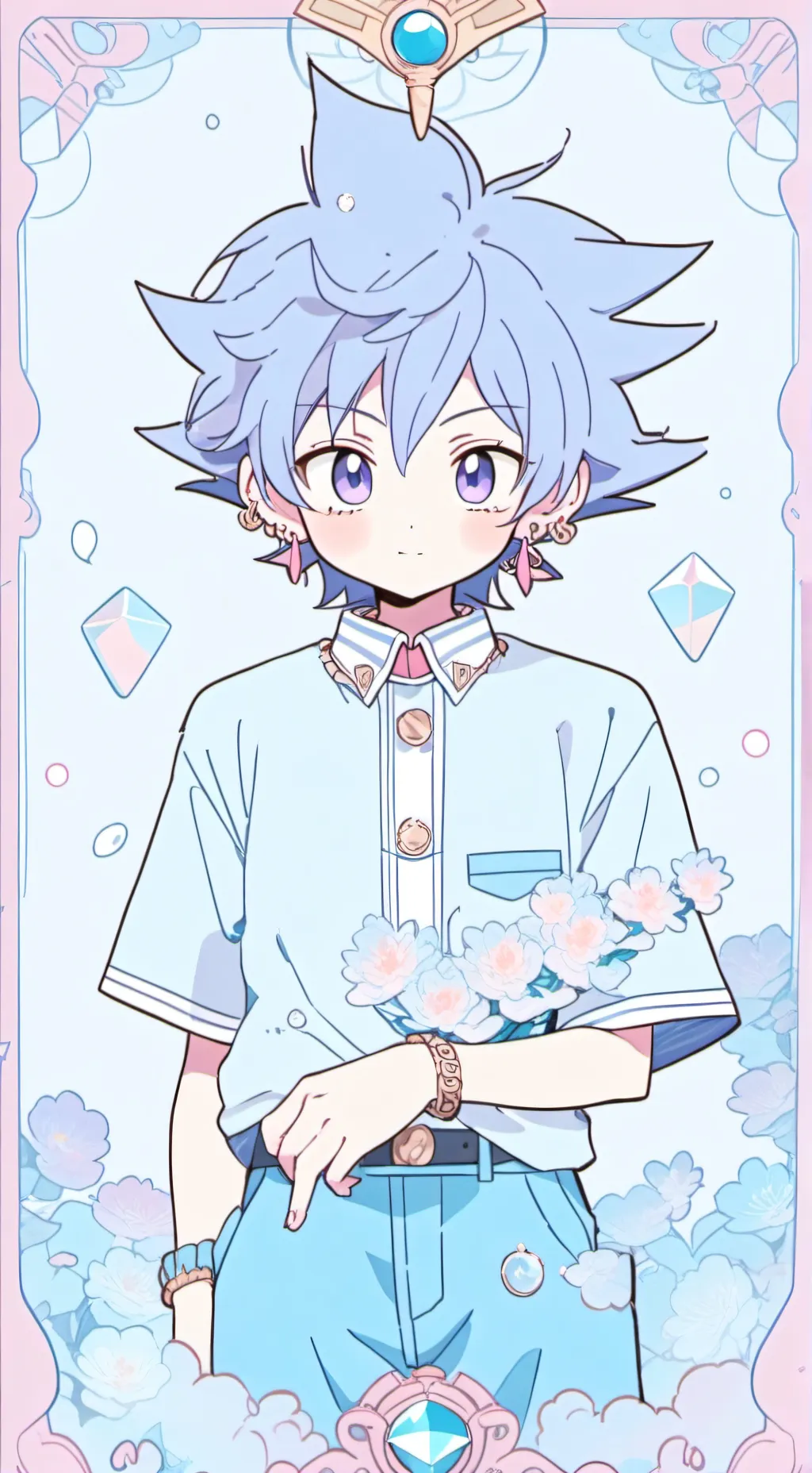 ai character: Yugi Muto background