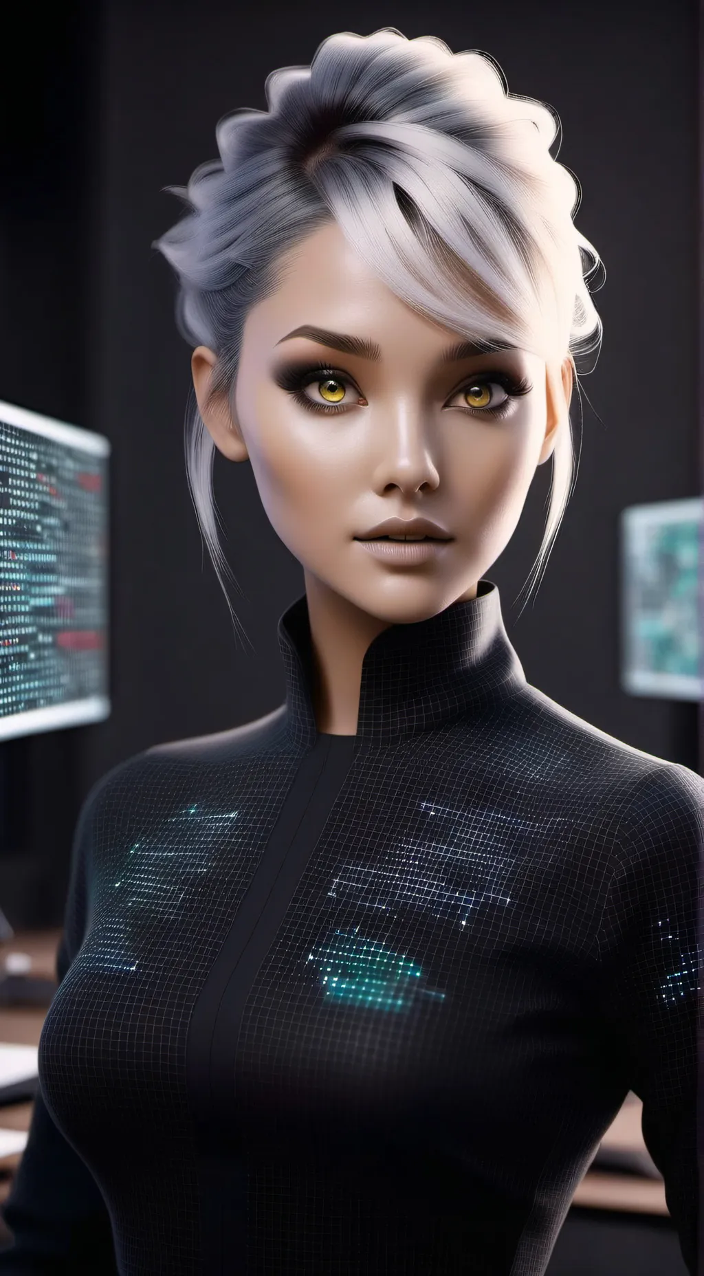 ai character: Aura  background