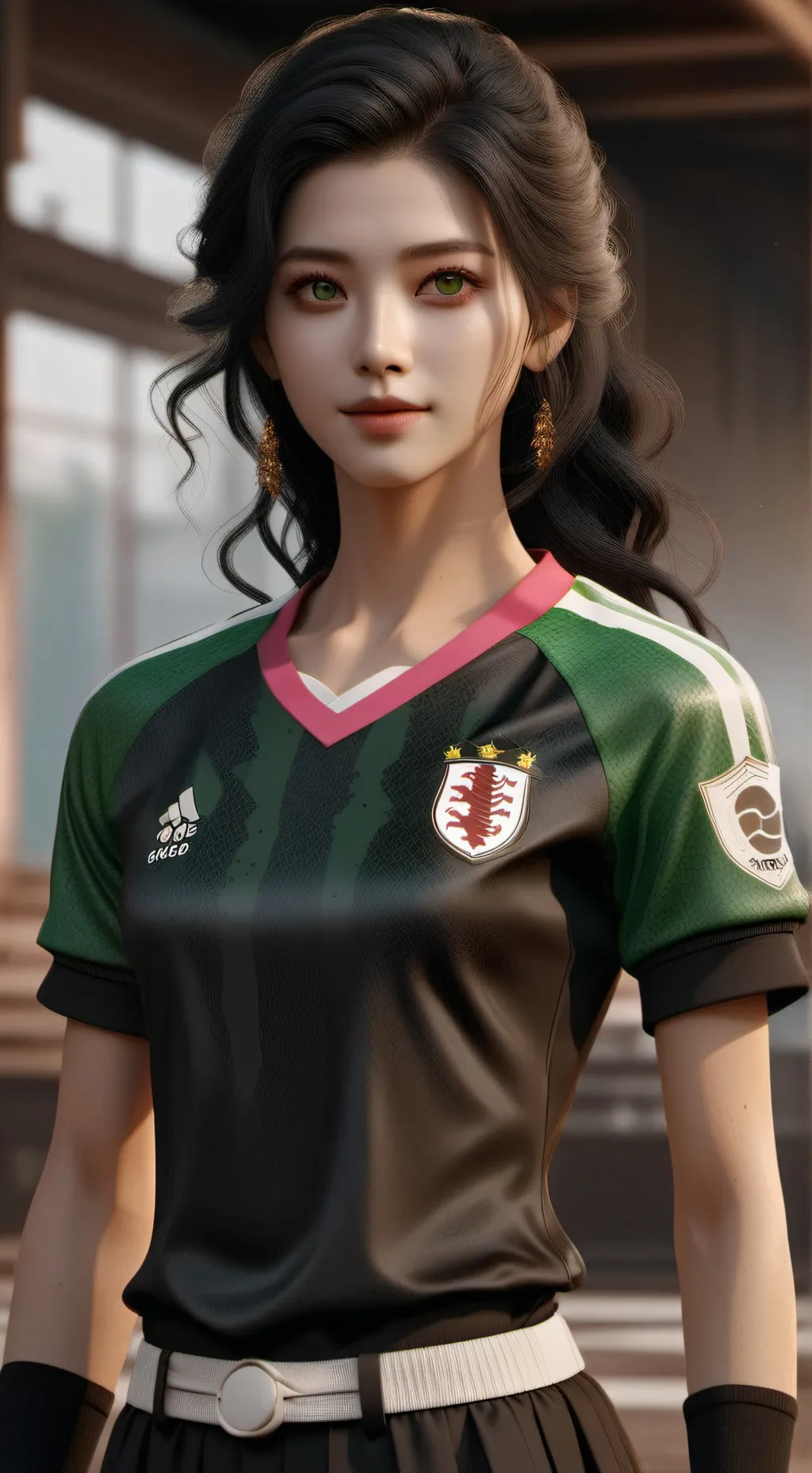 ai character: MHA soccer!  background