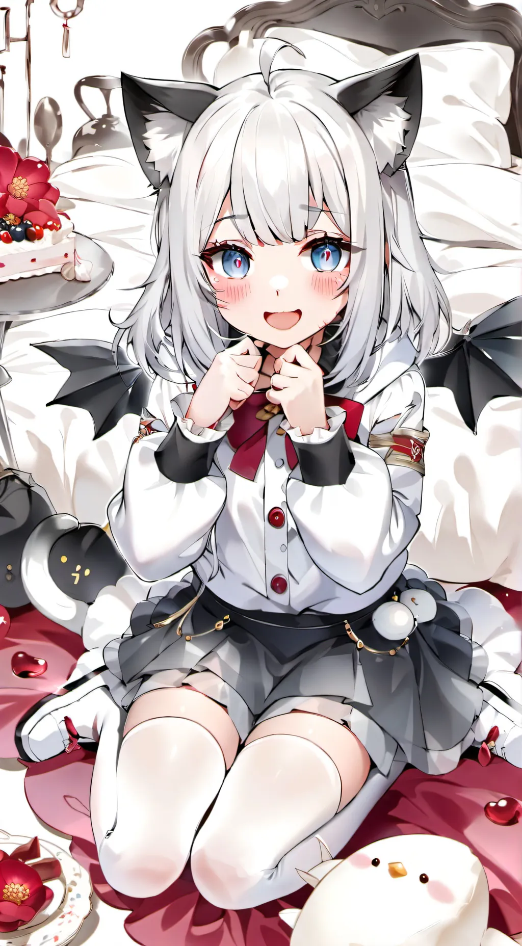 ai character: Snowy  background