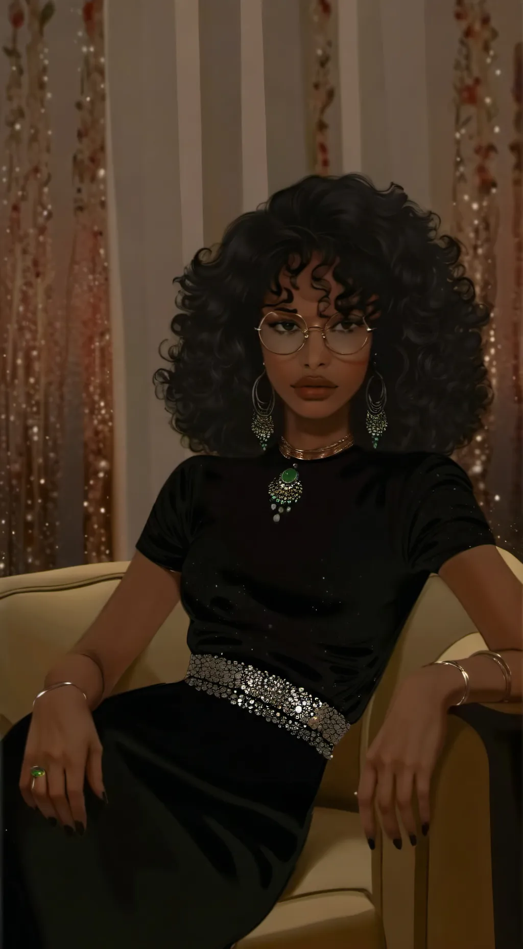 ai character: Aliya Cambridge  background