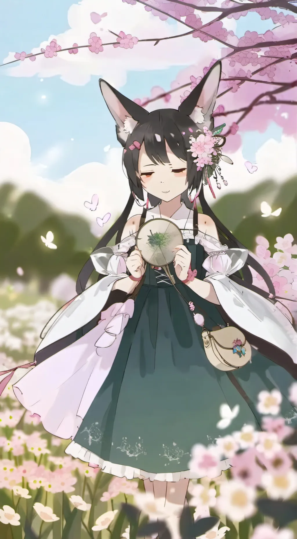 ai character: Мина  background