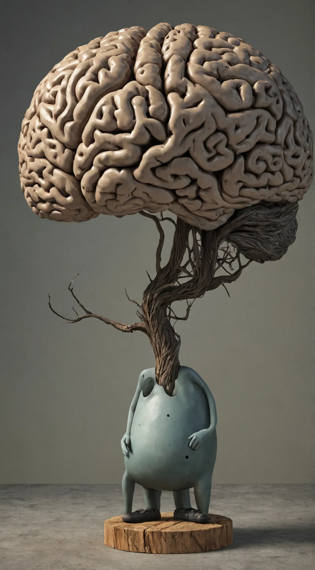 ai character: Brainrot background