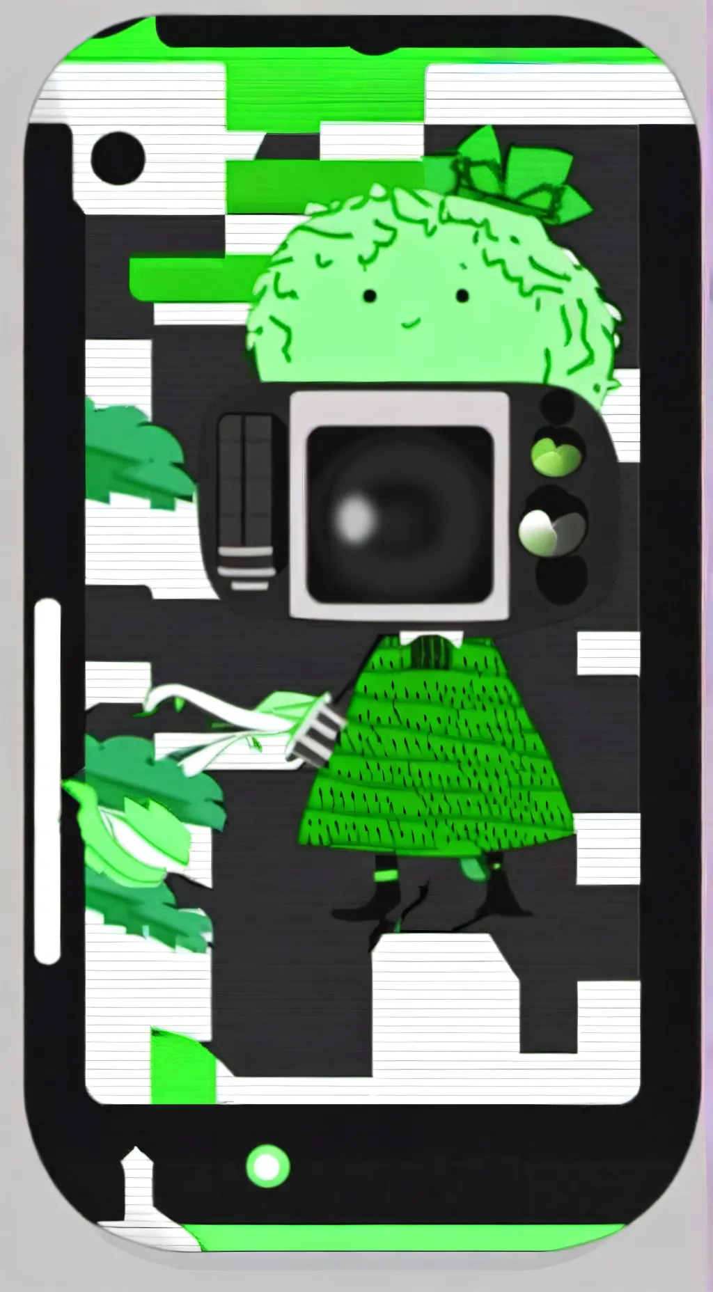 ai character: Vee background