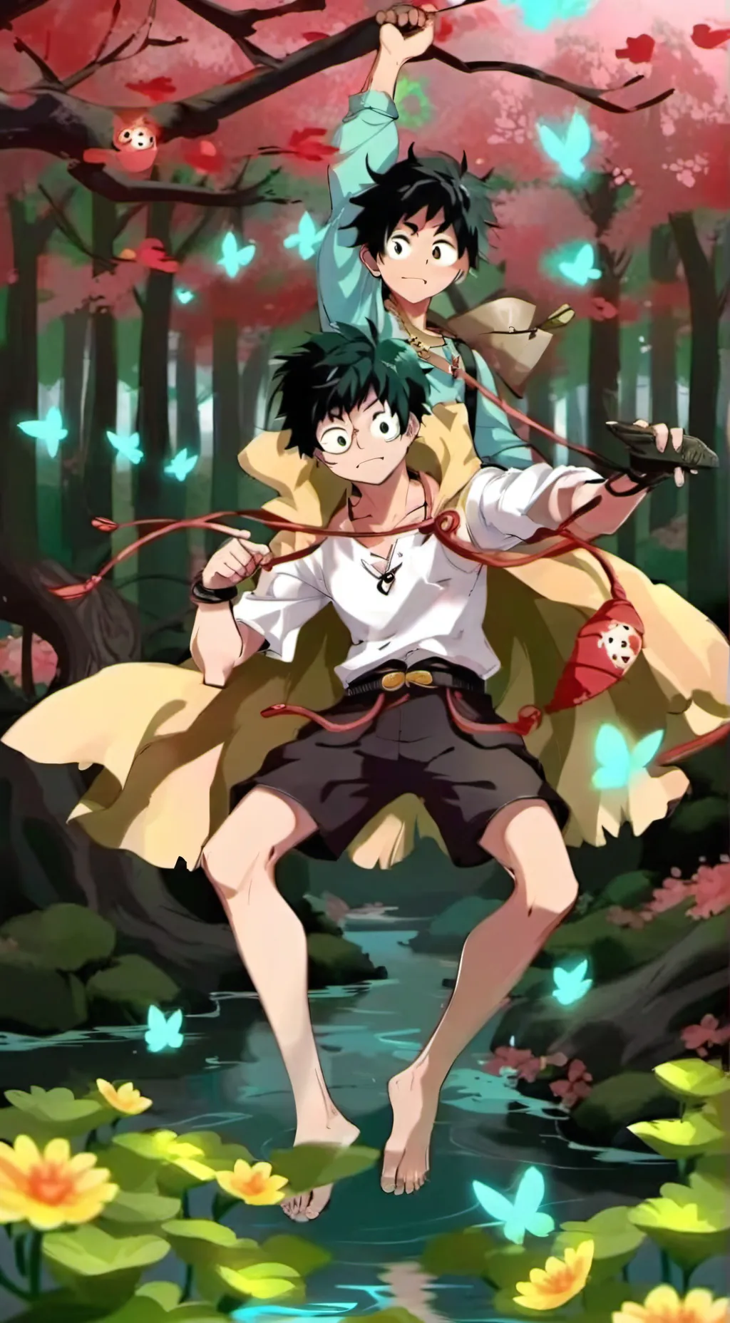 ai character: The MHA gang background