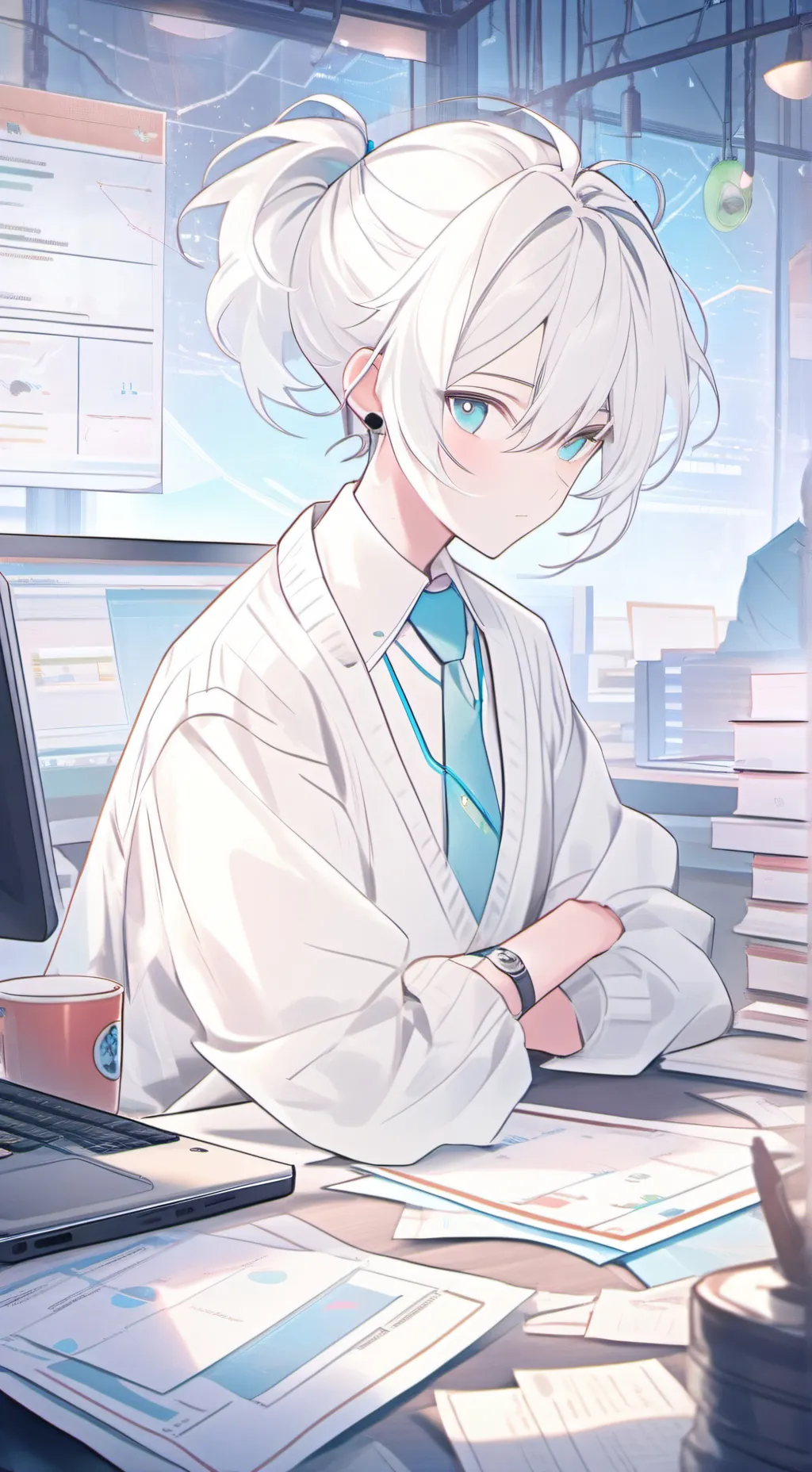 ai character: Disaster tycoon background