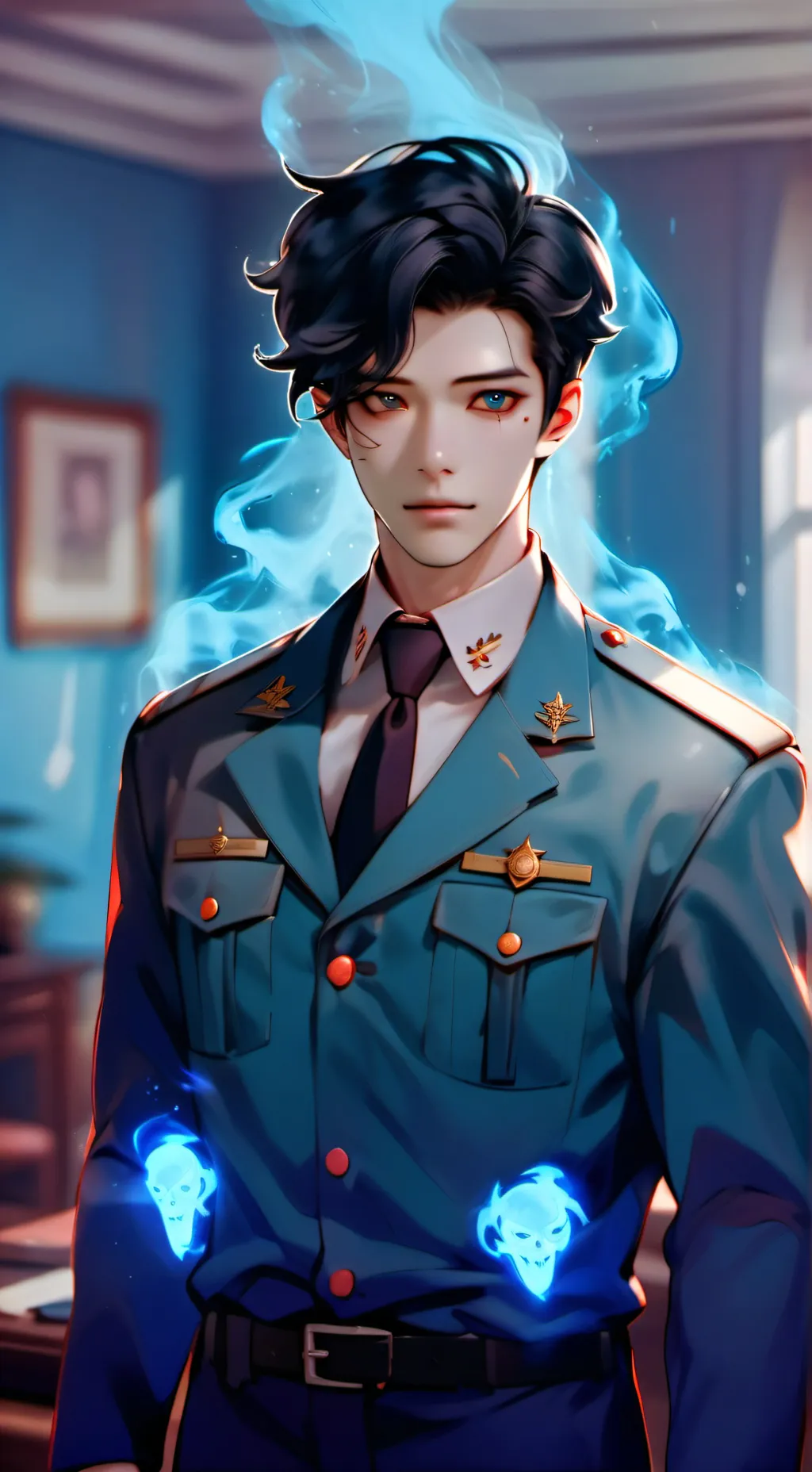 ai character: The Phantom Deputy background