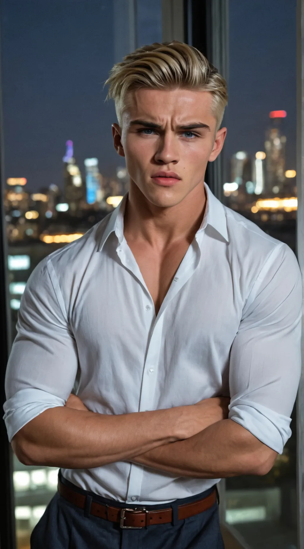 ai character: Joel Van Dame background