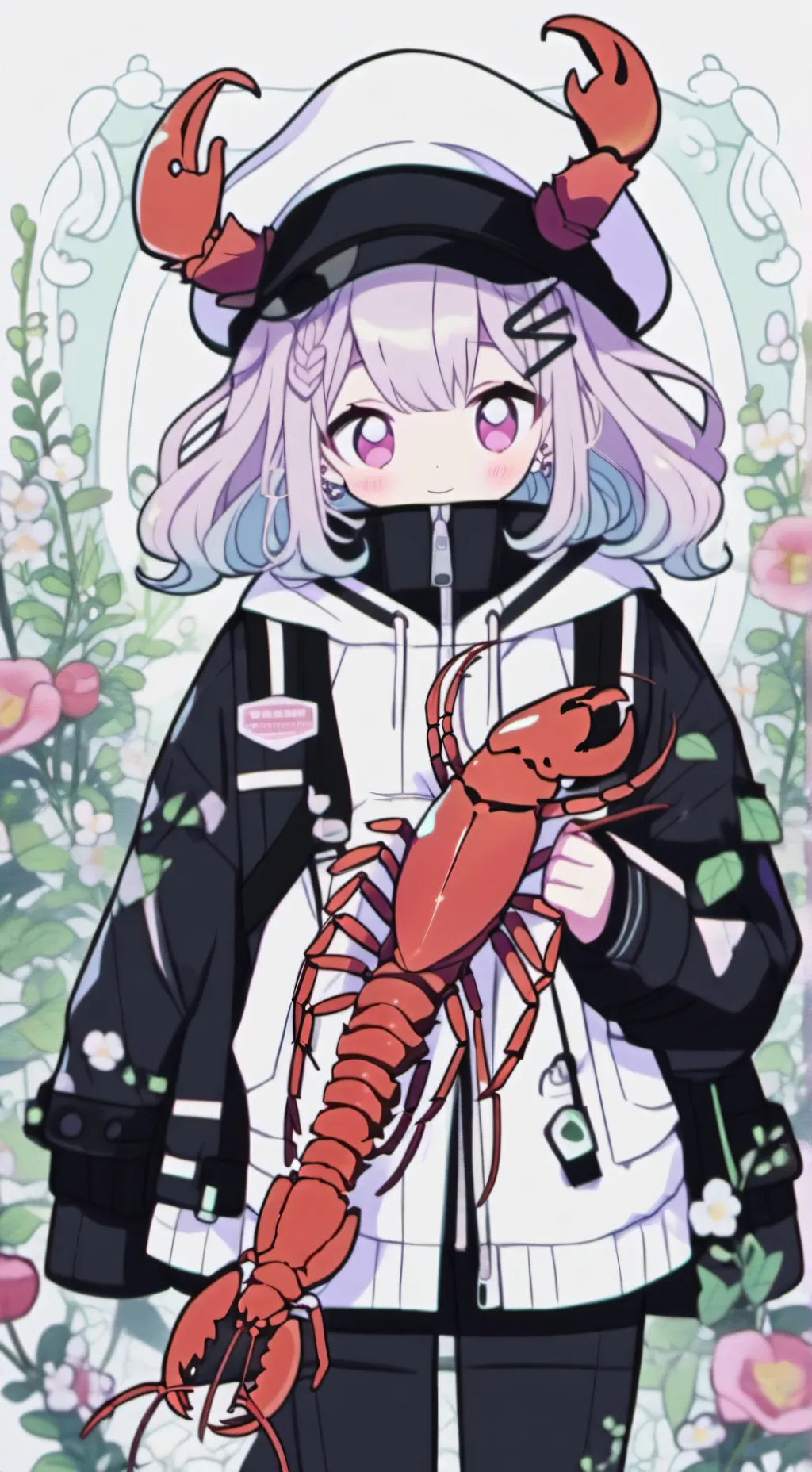 ai character: Lobster background