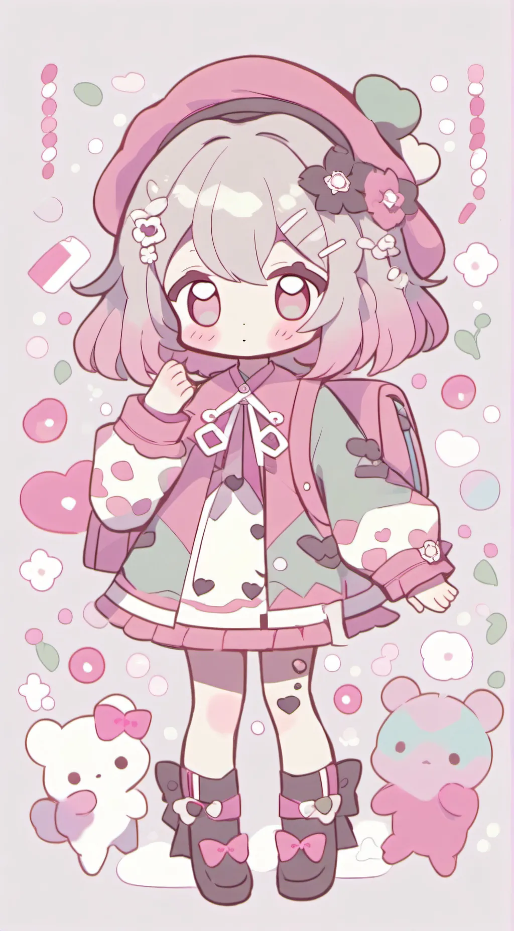 ai character: before hour of Joy background