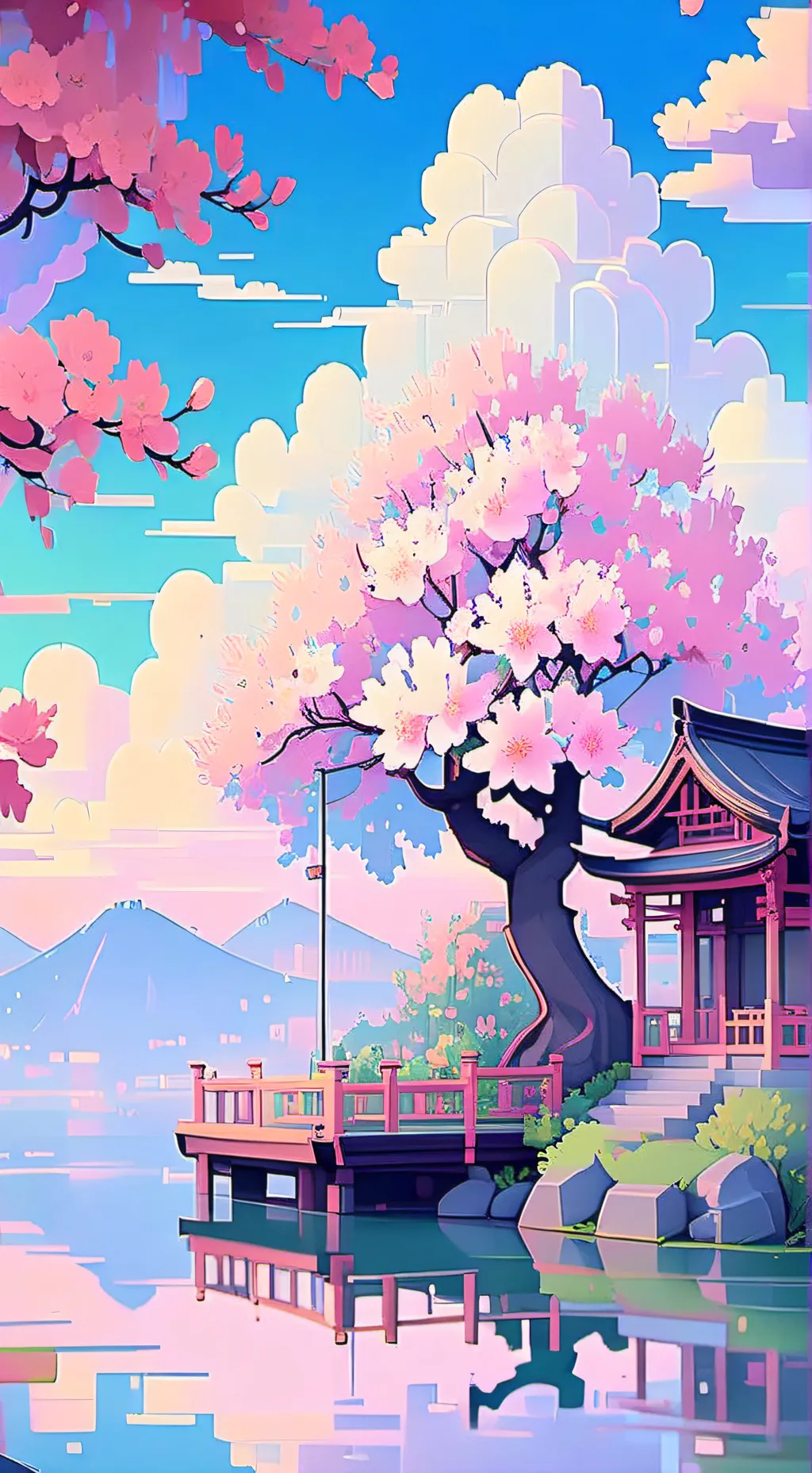 ai character: MLP > 🌷 background
