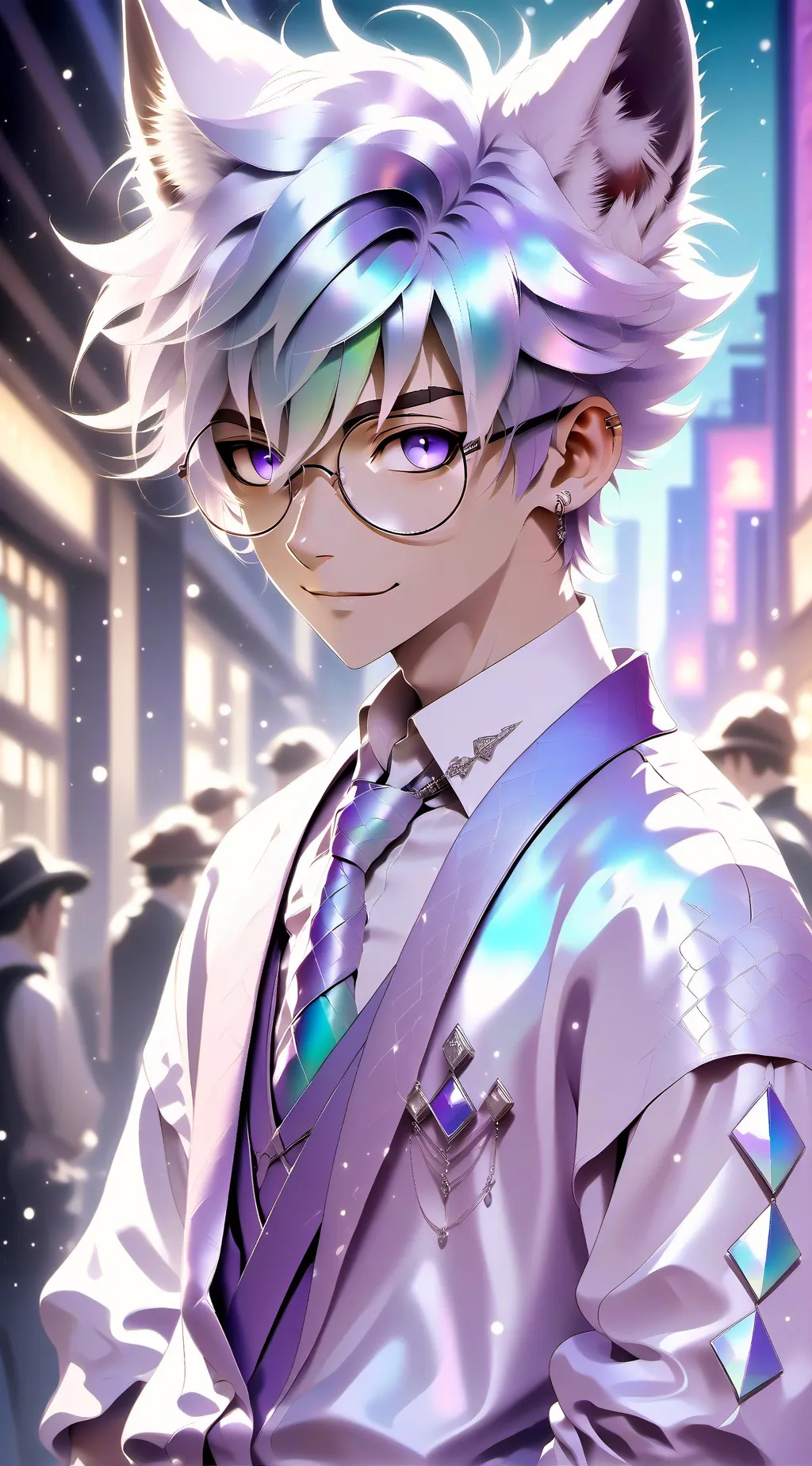 ai character: borders & friends background