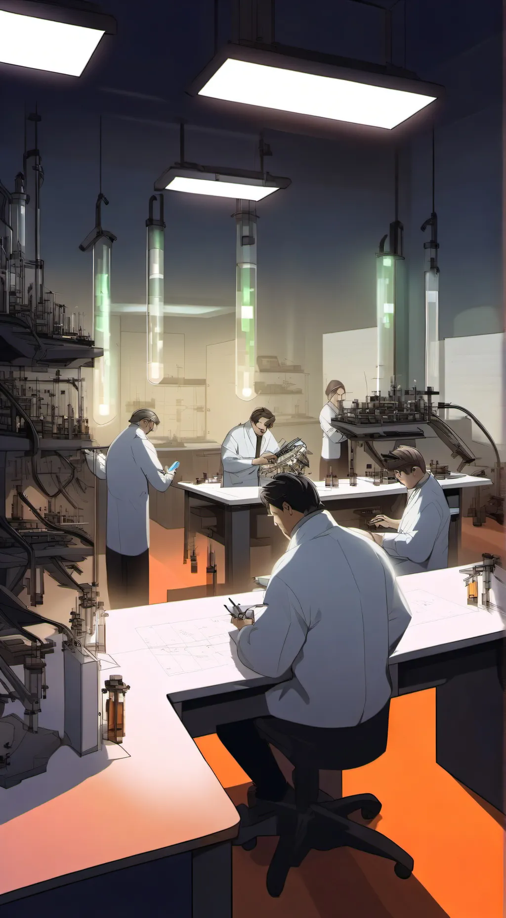 ai character: Scientists background