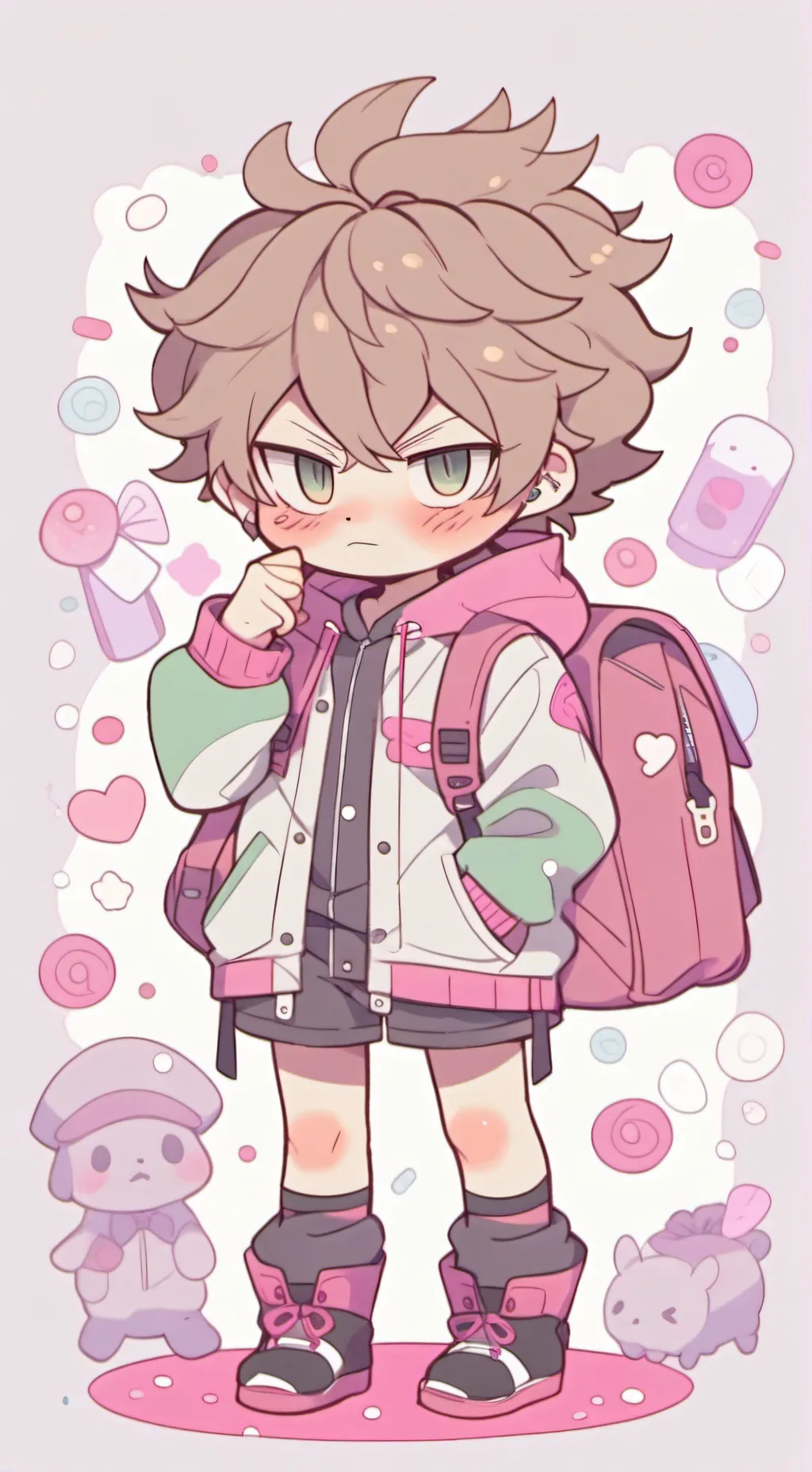 ai character: Tord cat boi<3 background