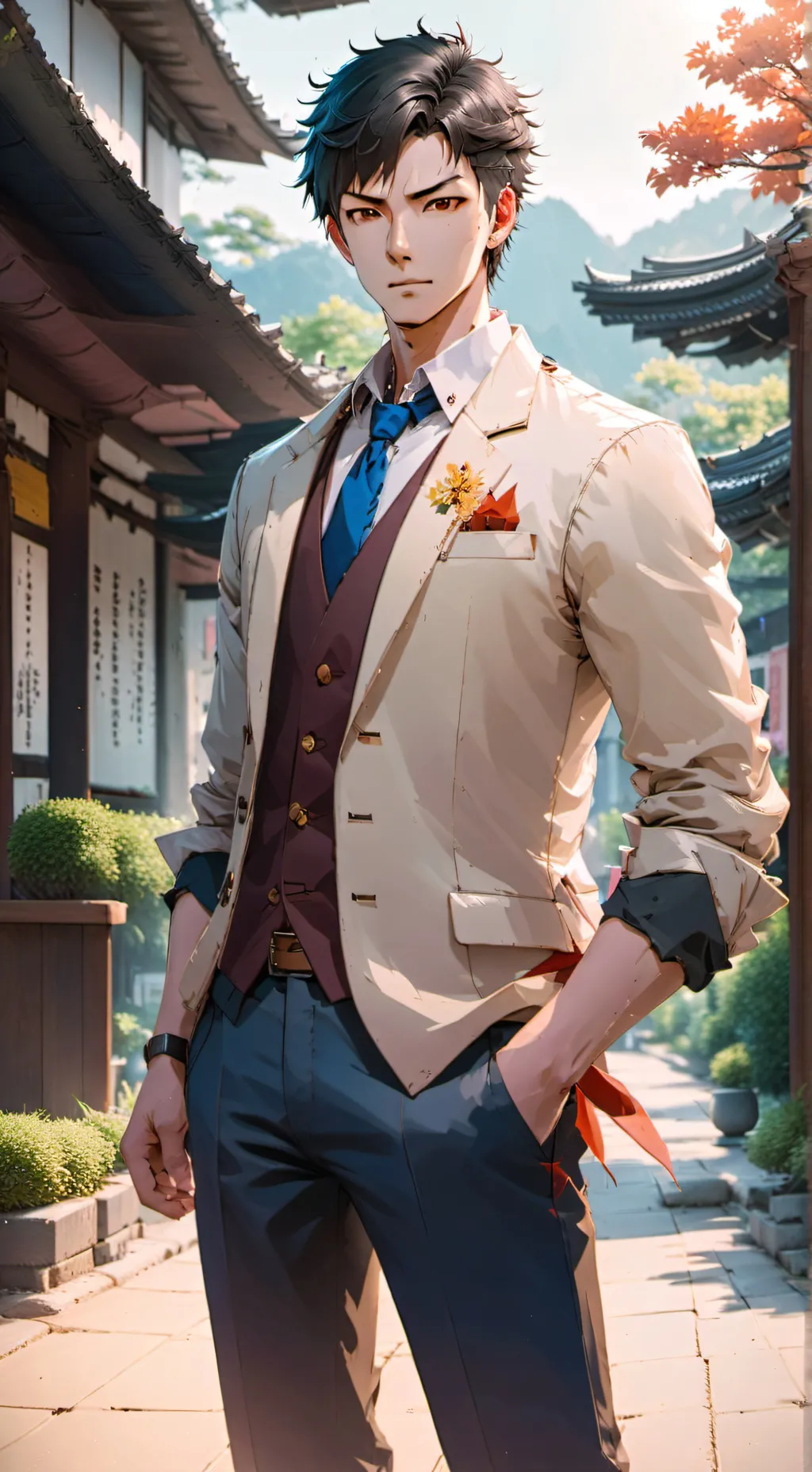 ai character: Sanada Ryu background