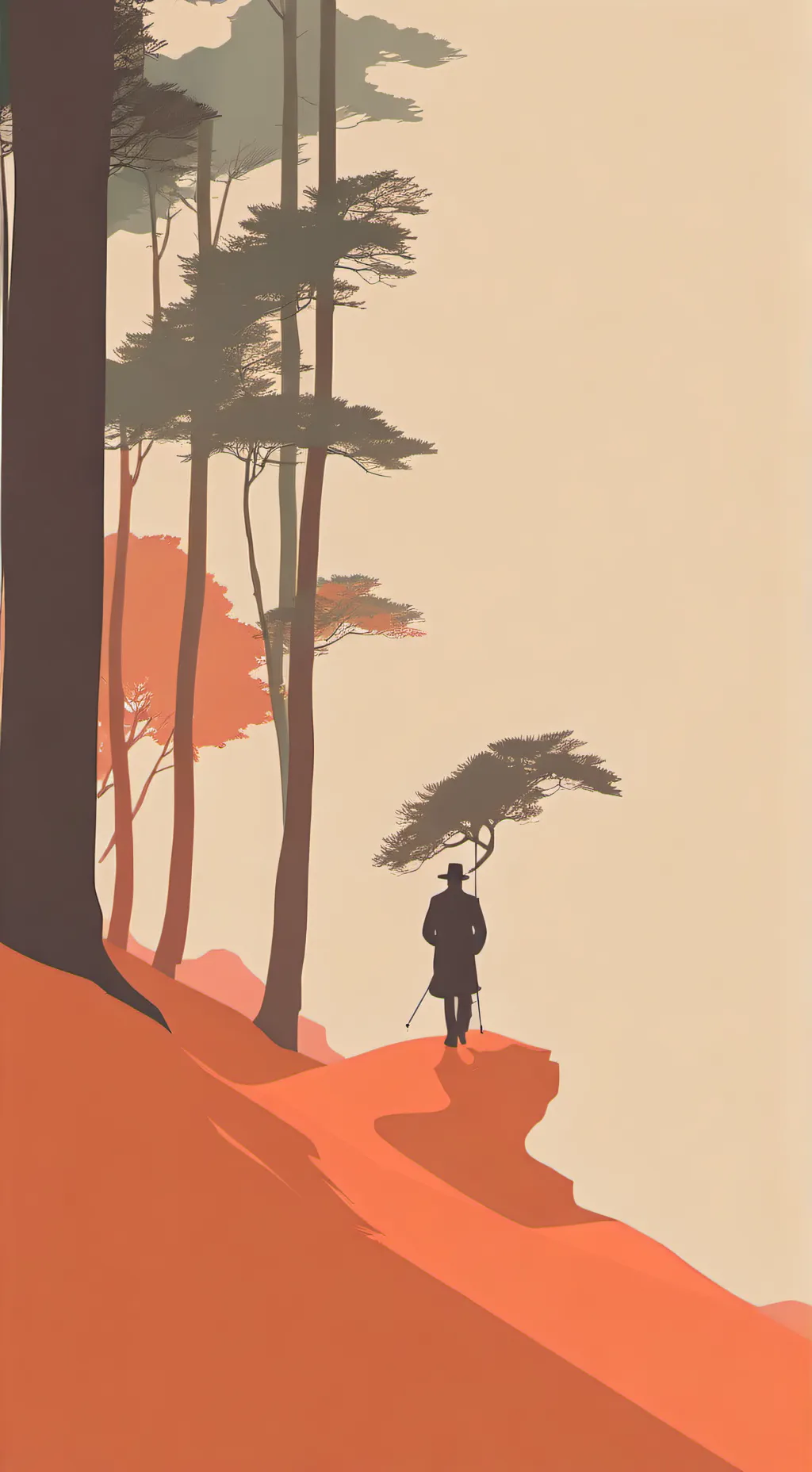 ai character: test color background