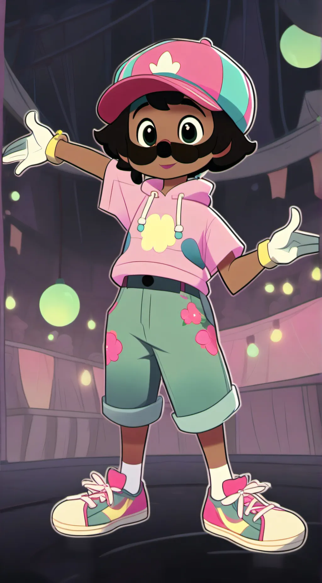 ai character: wenda but her  background