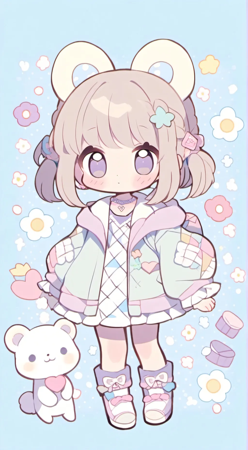 ai character: Мяси background