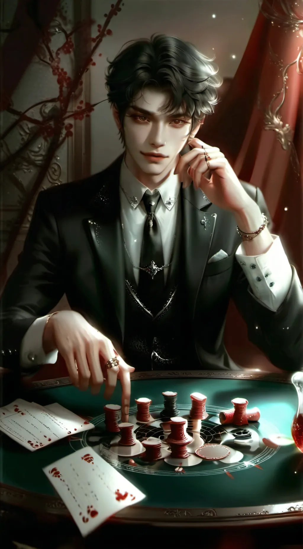 ai character: Fabio background