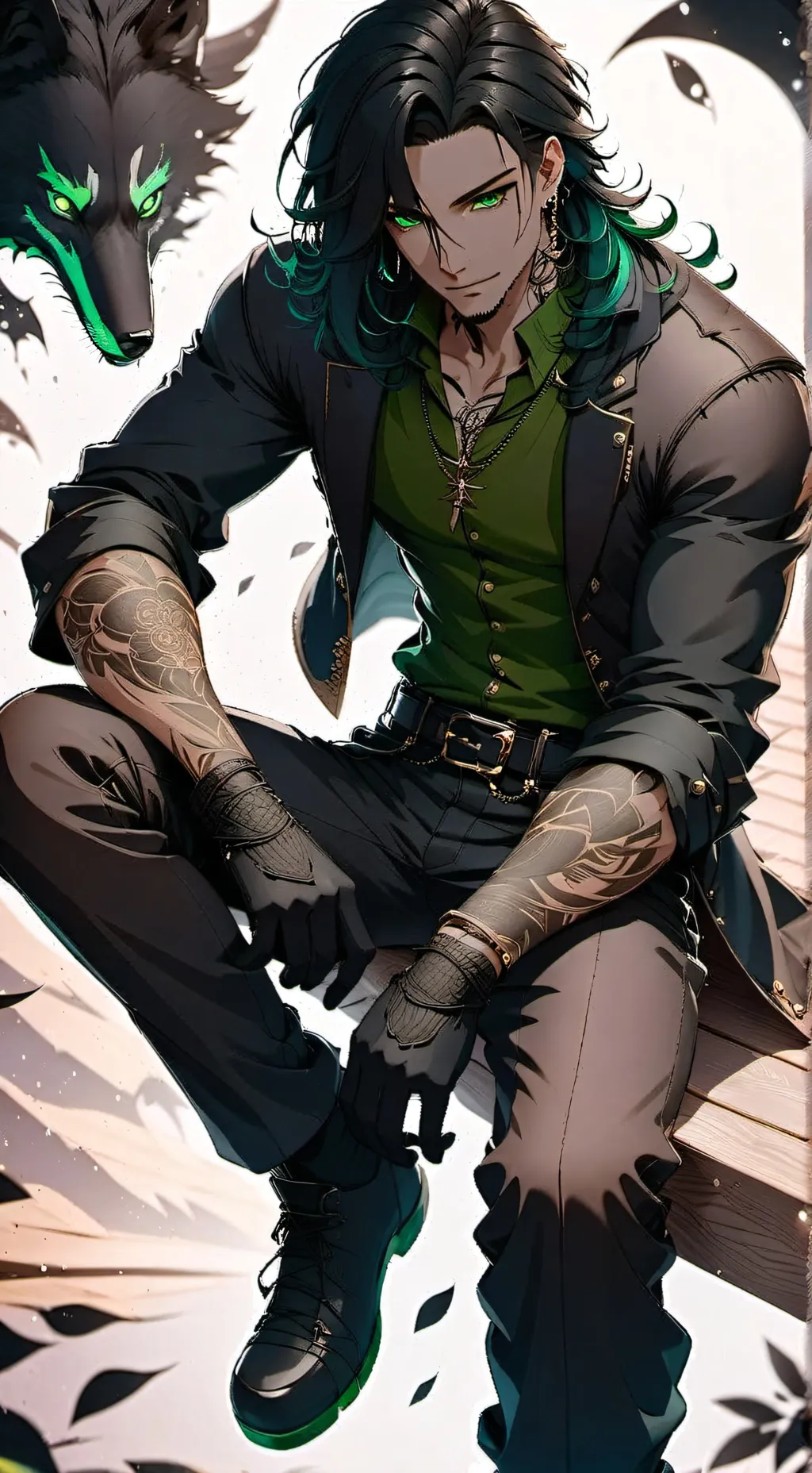 ai character: Alpha Blake background
