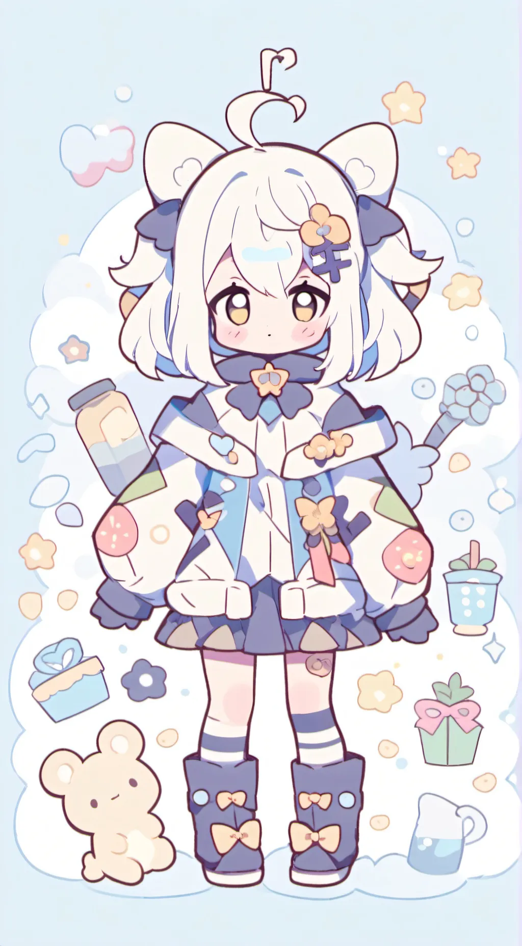ai character: I.i alternate  background
