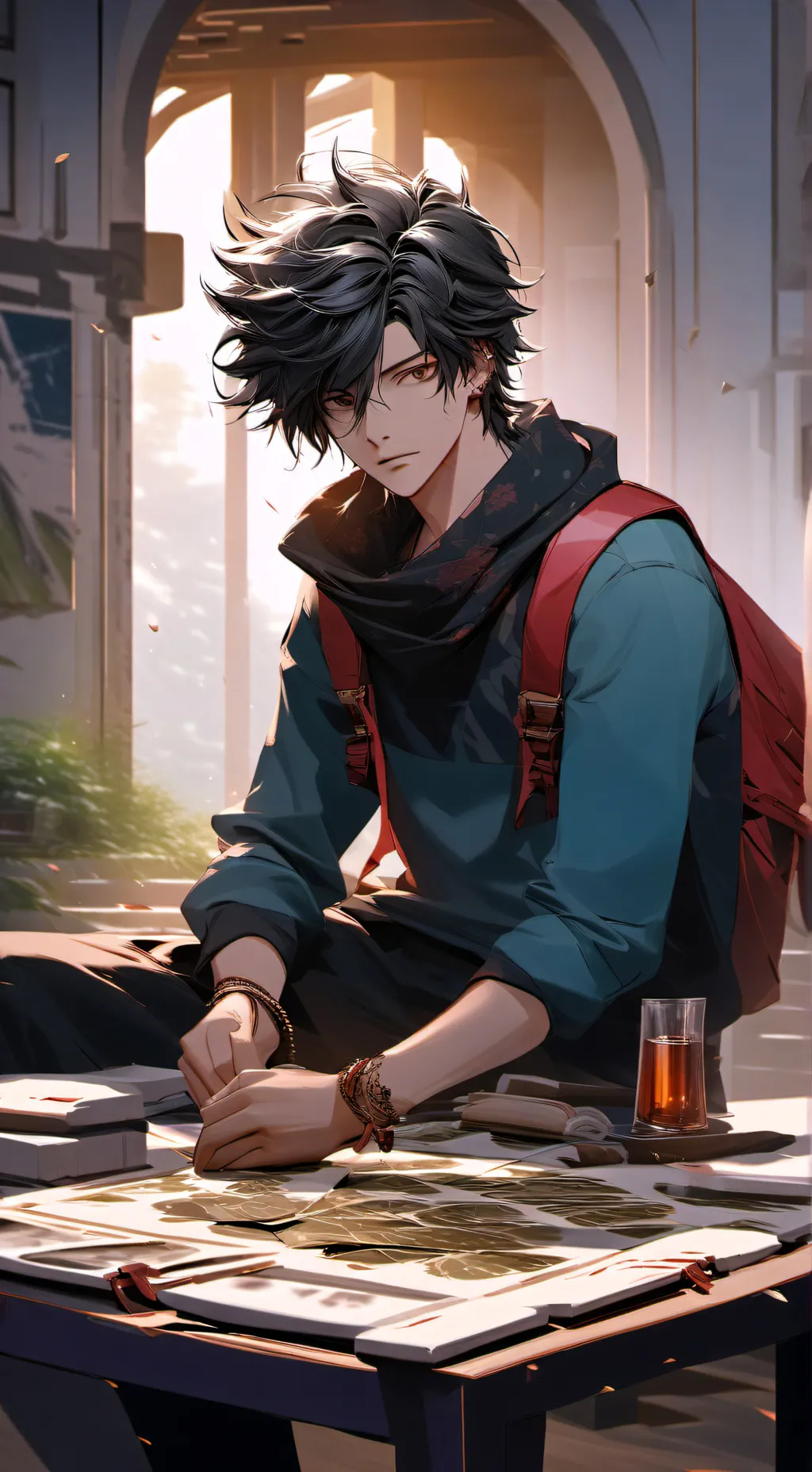 ai character: Deku background