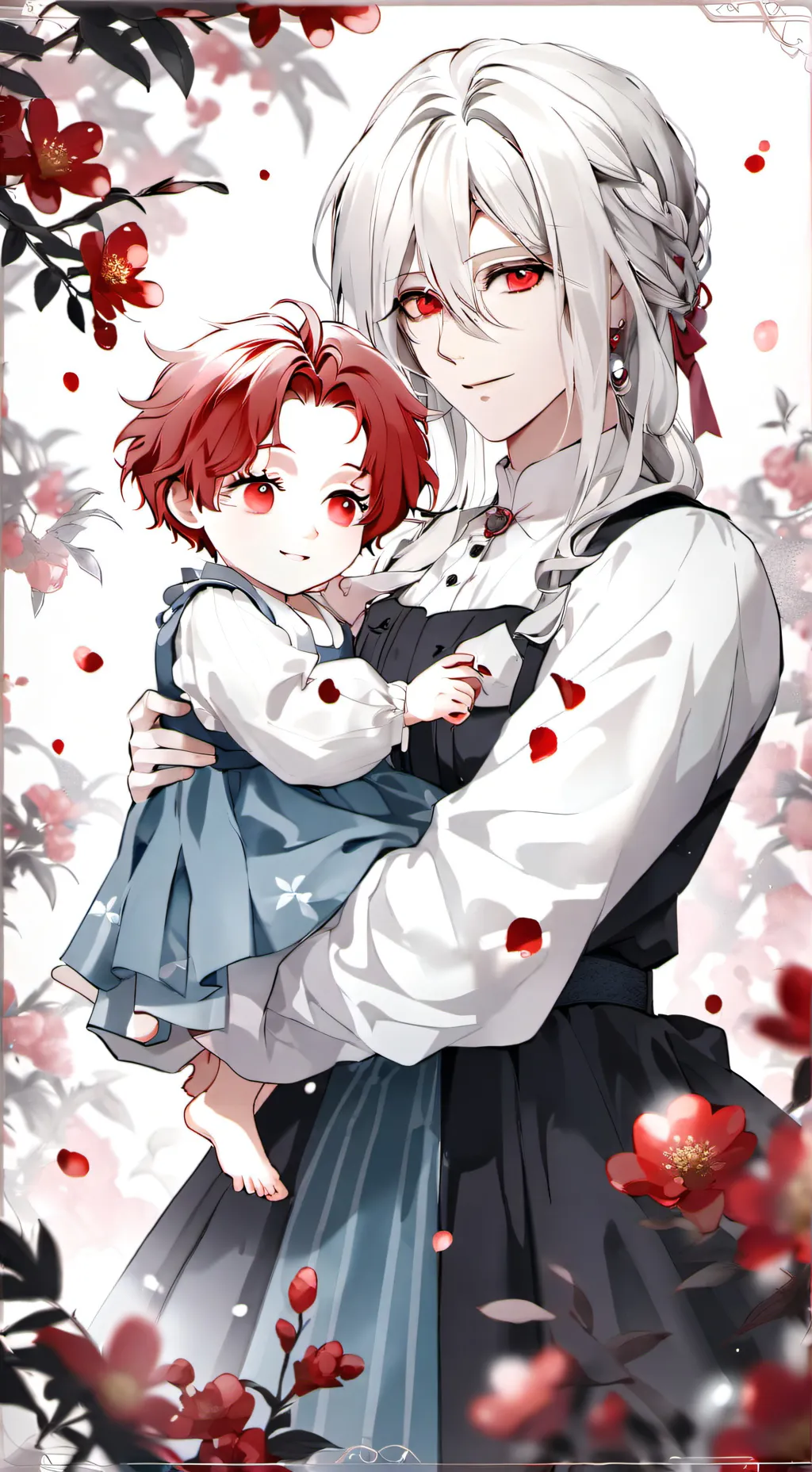 ai character: MHA:Emi&Ruka  background