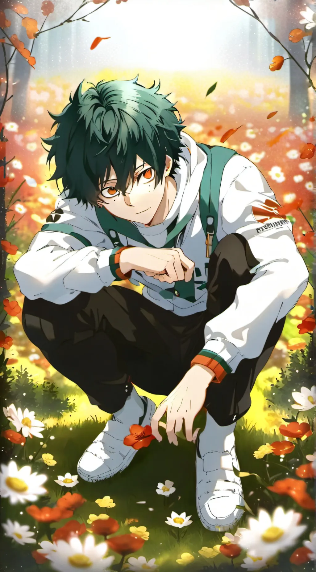 ai character: izuku midoriya background