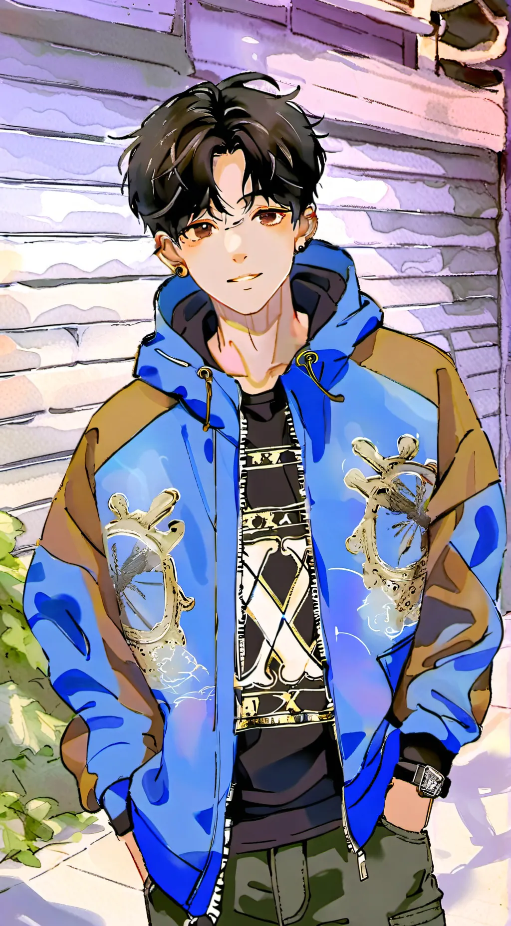 ai character: Phoenix  background