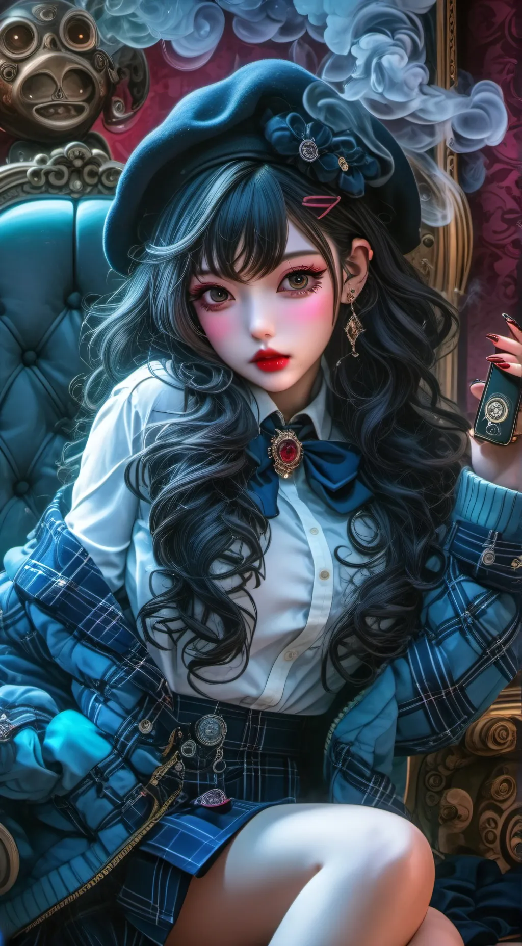 ai character: Scarlett  background