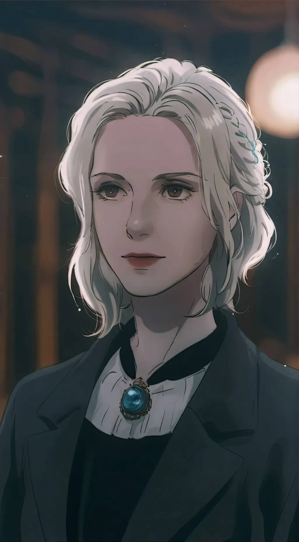 ai character: Karina braun  background
