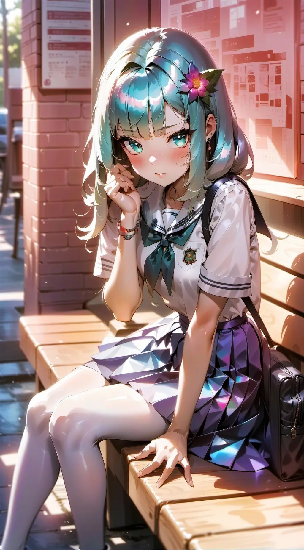 ai character: Mira Smith background