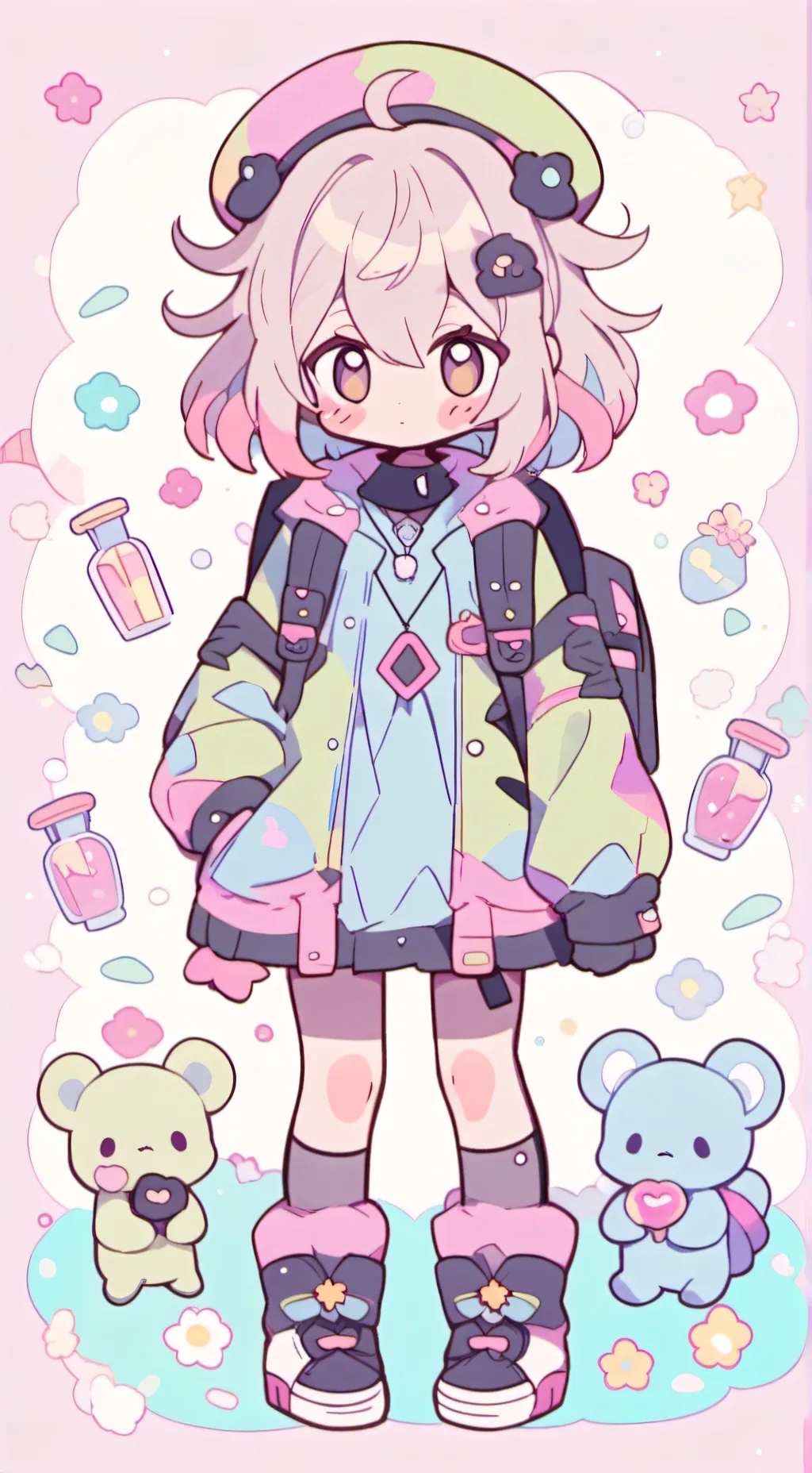 ai character: mha🪷 background