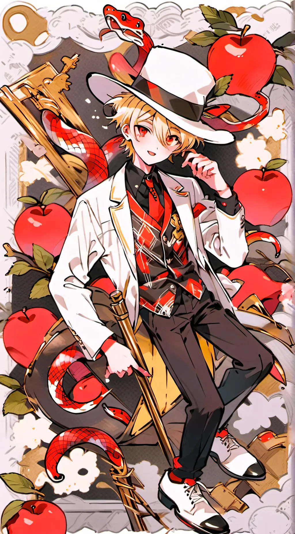 ai character: /-/Lucifer^^/-/ background