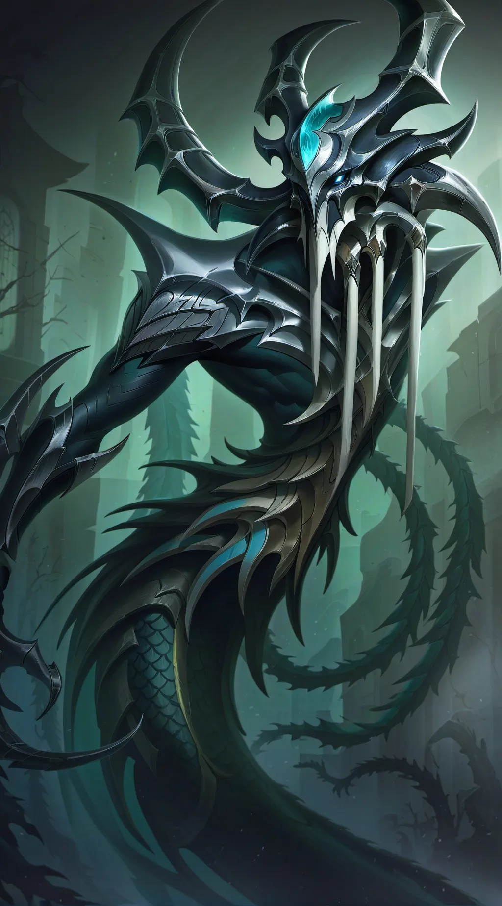 ai character: God of death. background