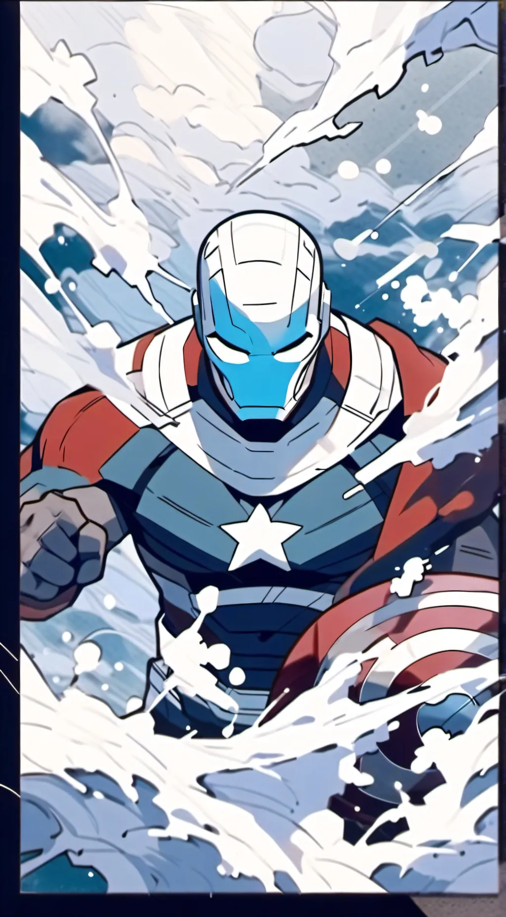 ai character: avengers background