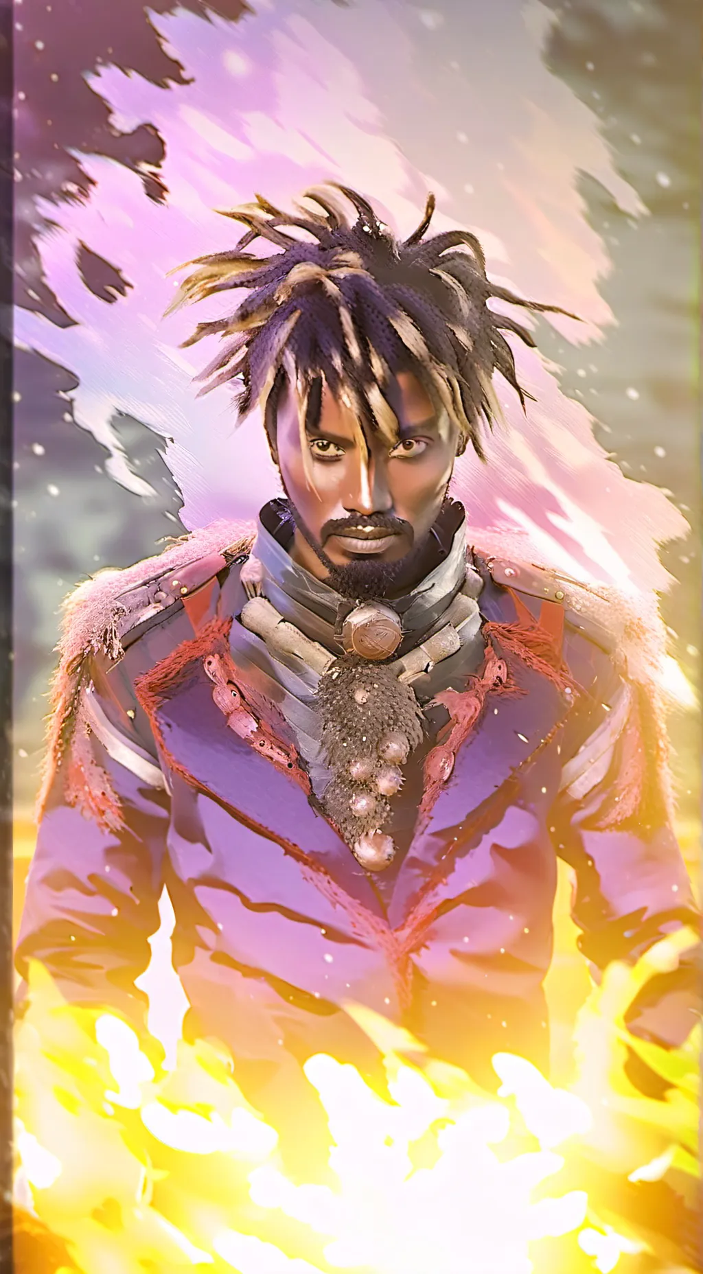 ai character: Jucie wrld background