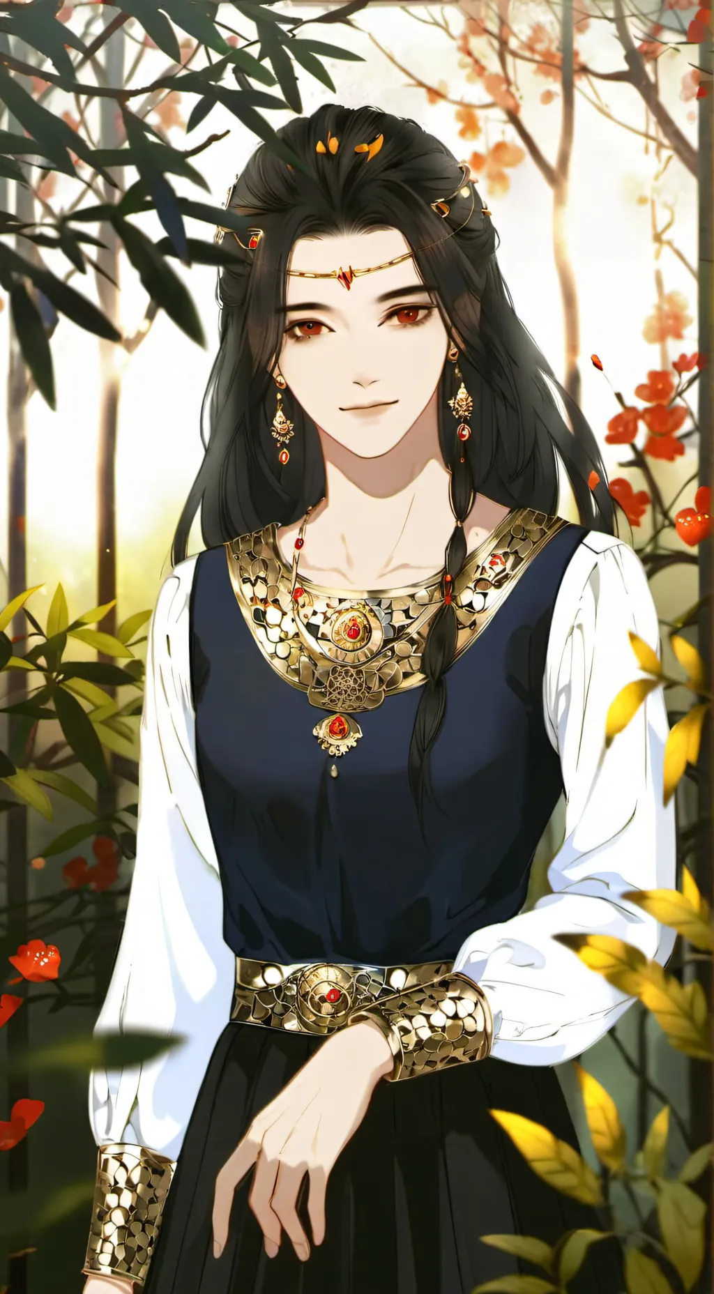 ai character: Настя background