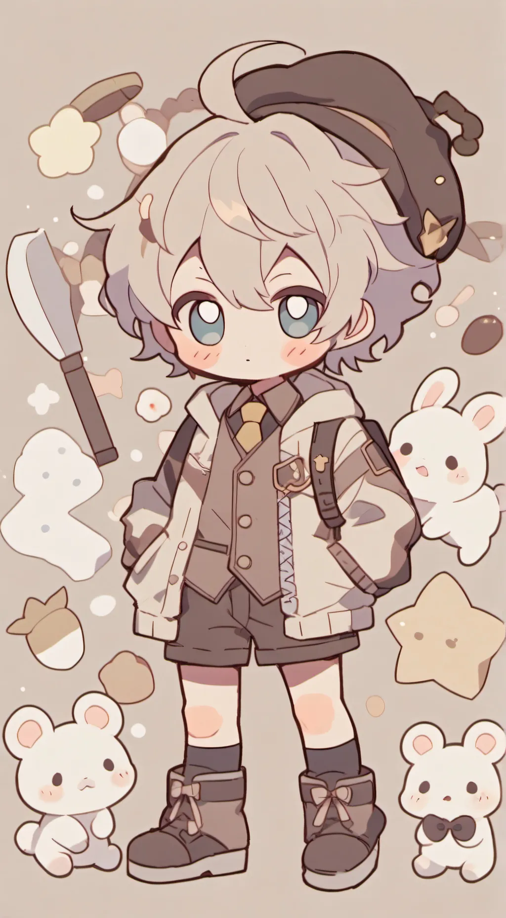 ai character: maicol background