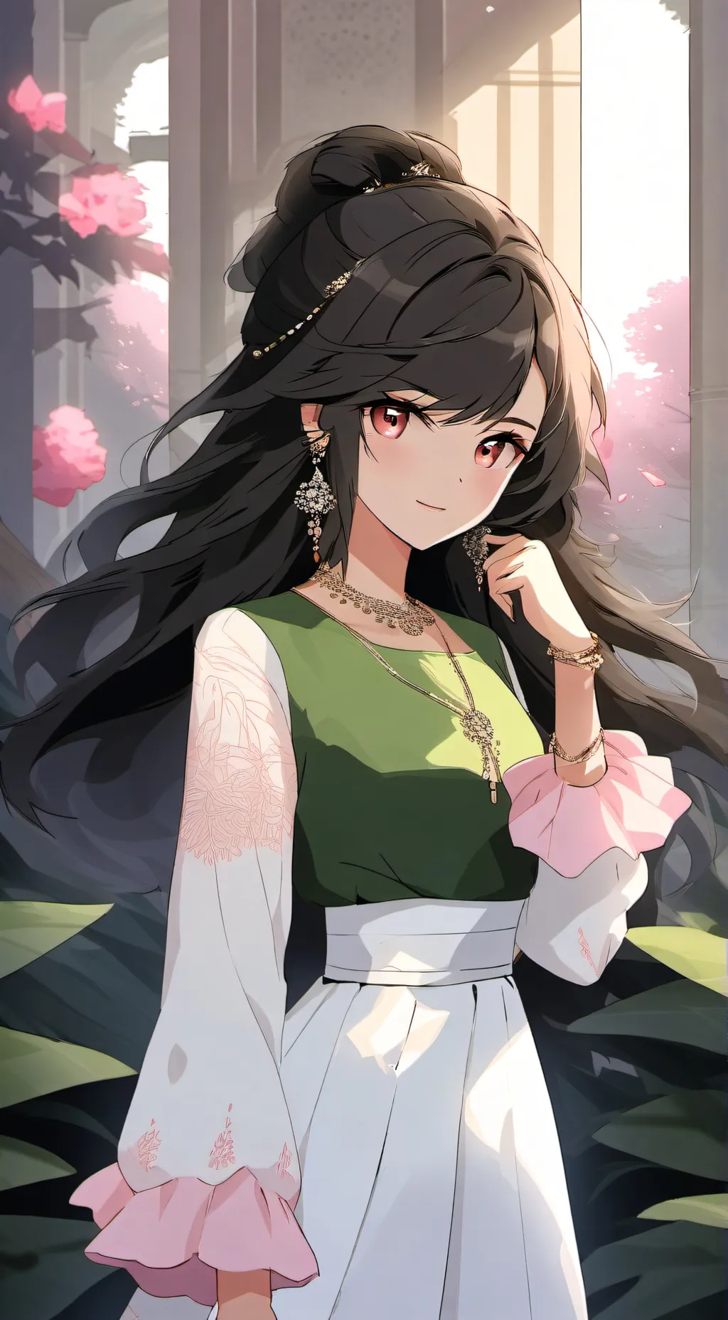 ai character: Sprunki girls background