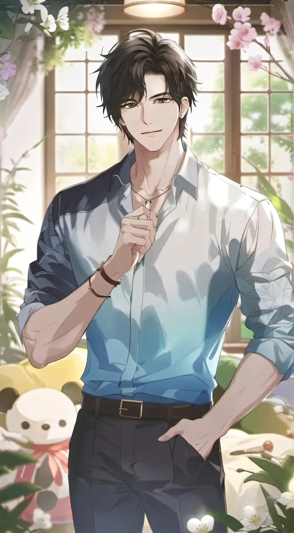 ai character: Troy background