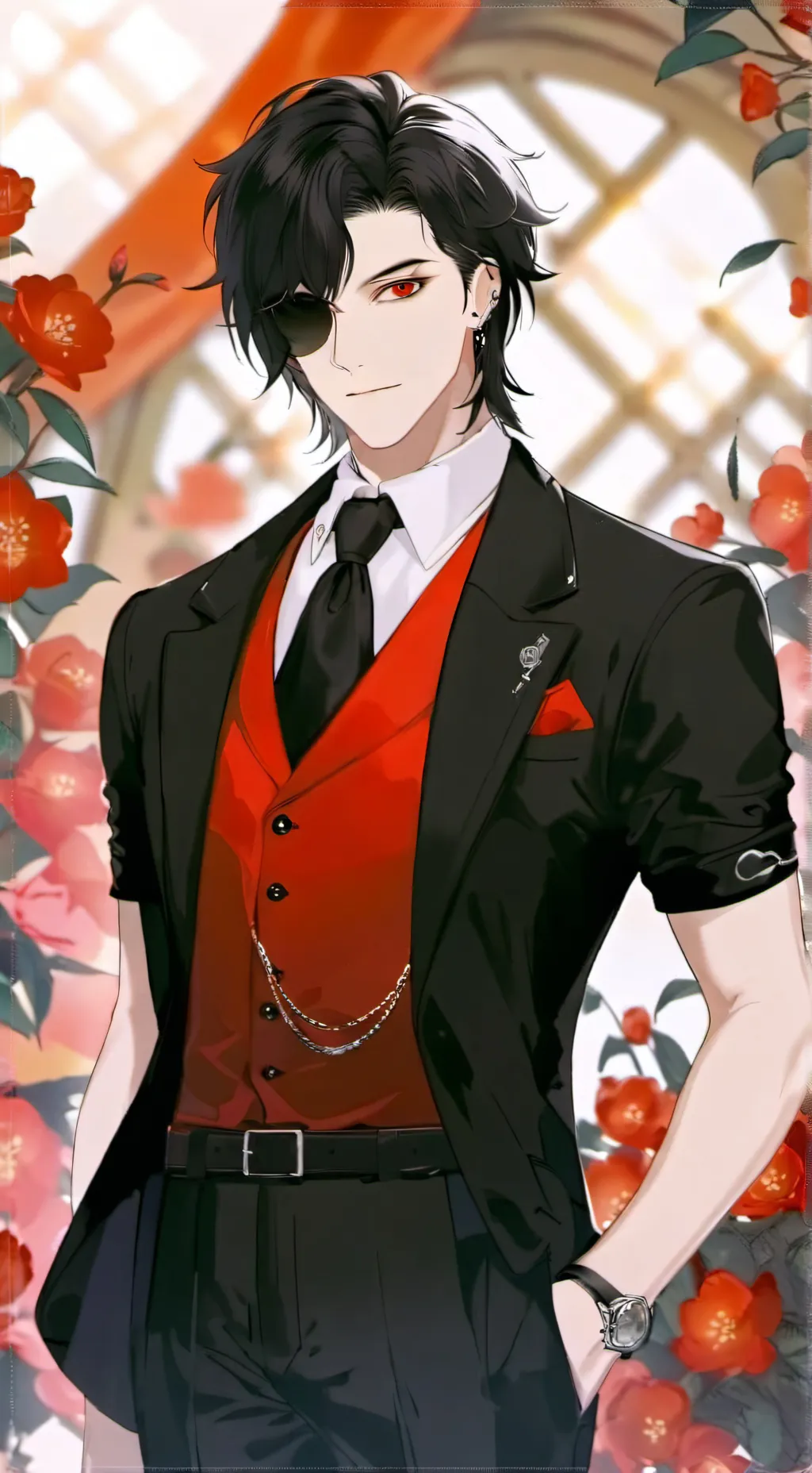 ai character: MHA Mafia  background